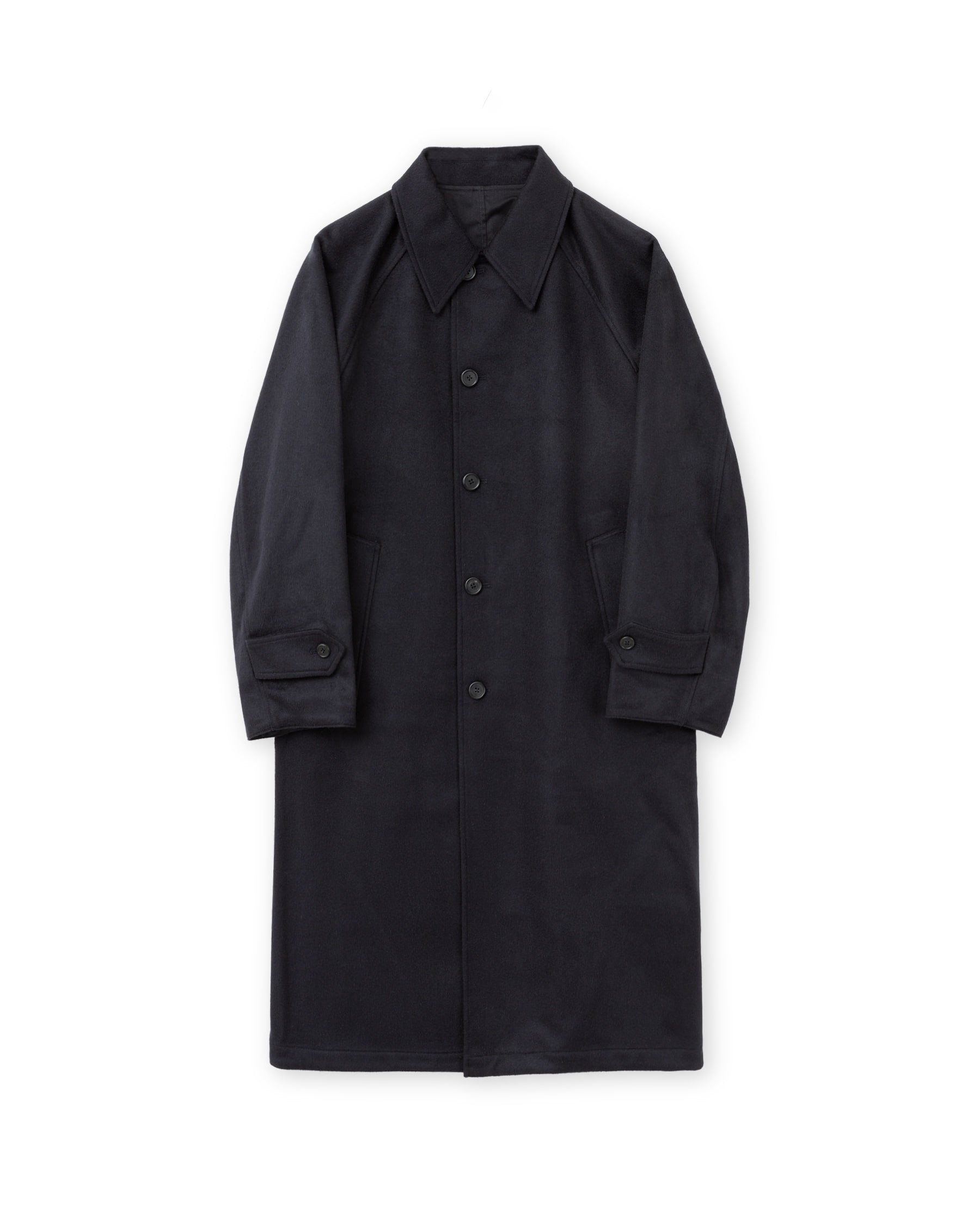 Brownyard - Reversible Balmacaan Coat (Dark Navy) product image 5 | TRAB K-Fashion Australia