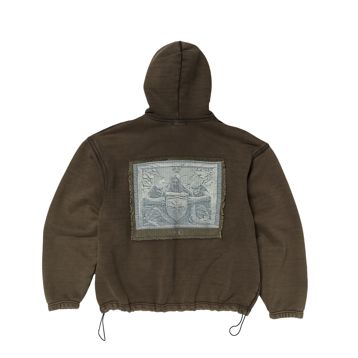 Thug Club - Devil Peace Patch Hoodie (Brown) product image 2 | TRAB K-Fashion Australia