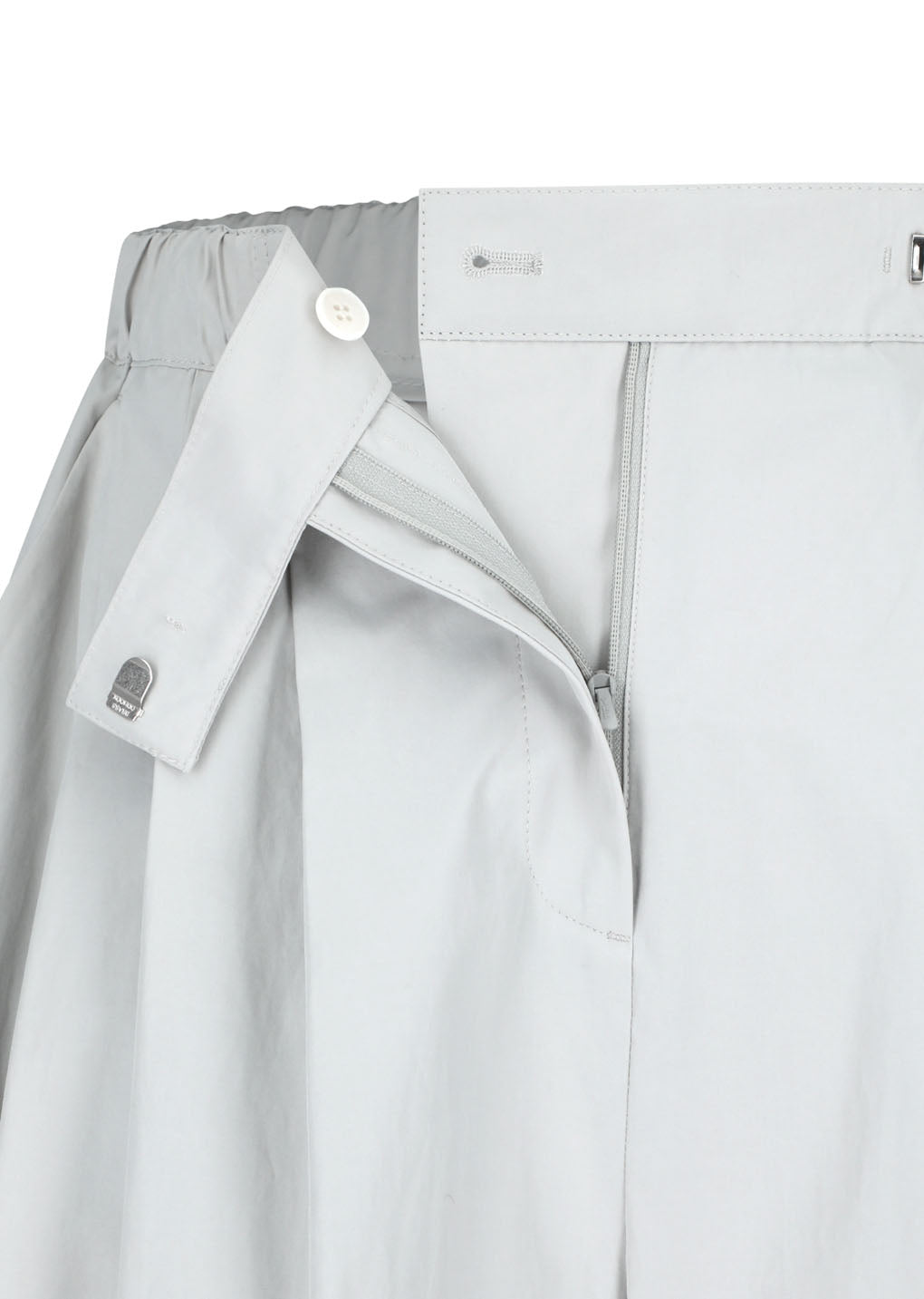 Amomento - Three Tuck Banding Pants (Grey) product image 4 | TRAB K-Fashion Australia