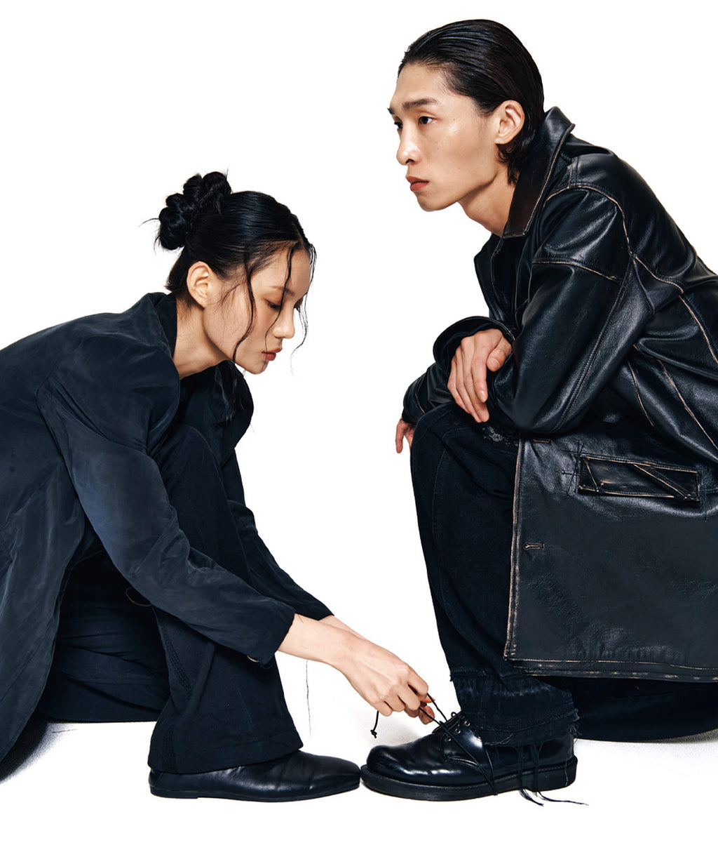 XLIM - Ep.8 01 Leather Jacket (Black) product image 14 | TRAB K-Fashion Australia