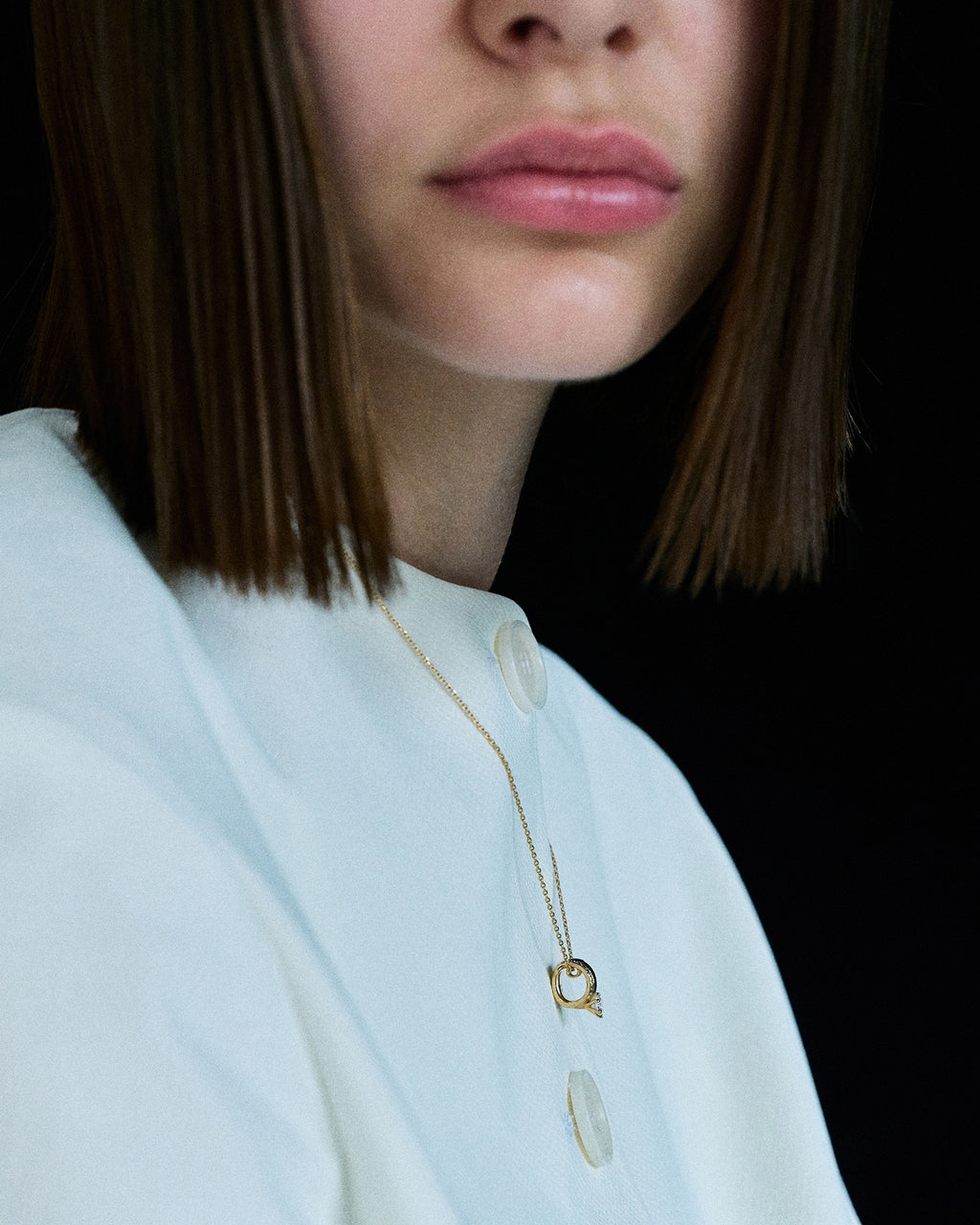 Numbering - Coil Spiral Necklace / 6 Prong #8702 product image 4 | TRAB K-Fashion Australia