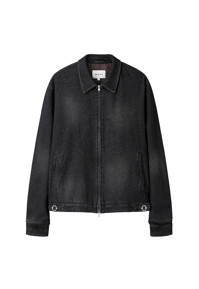 Art if acts - Traditional Fabric Dyed Blouson (Faded Black) product image 6 | TRAB K-Fashion Australia