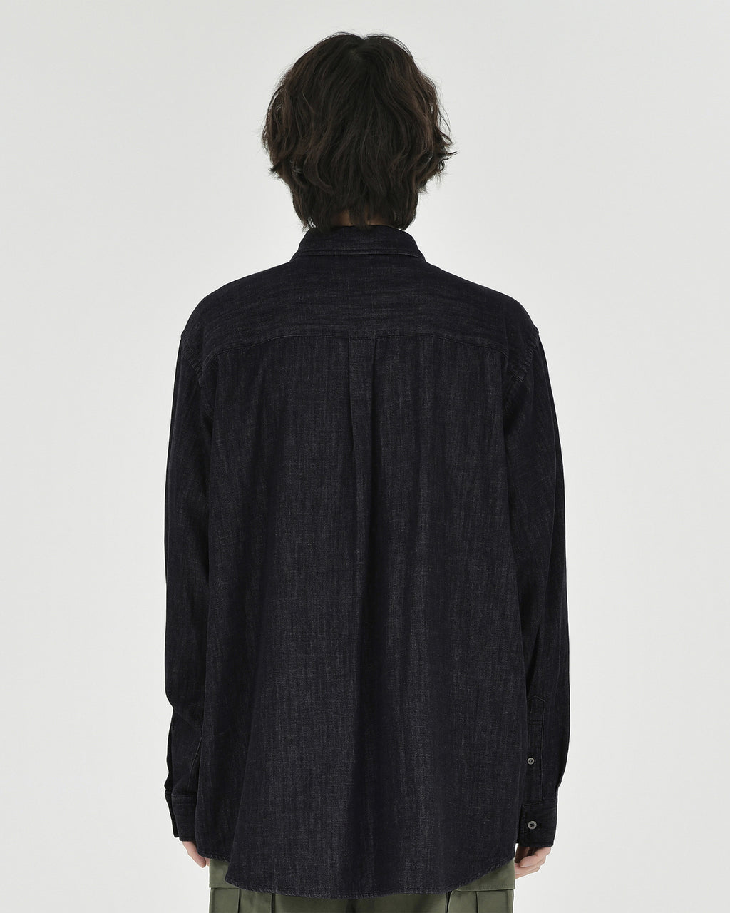 Brownyard - Button Down Denim Shirt (Black) product image 3 | TRAB K-Fashion Australia