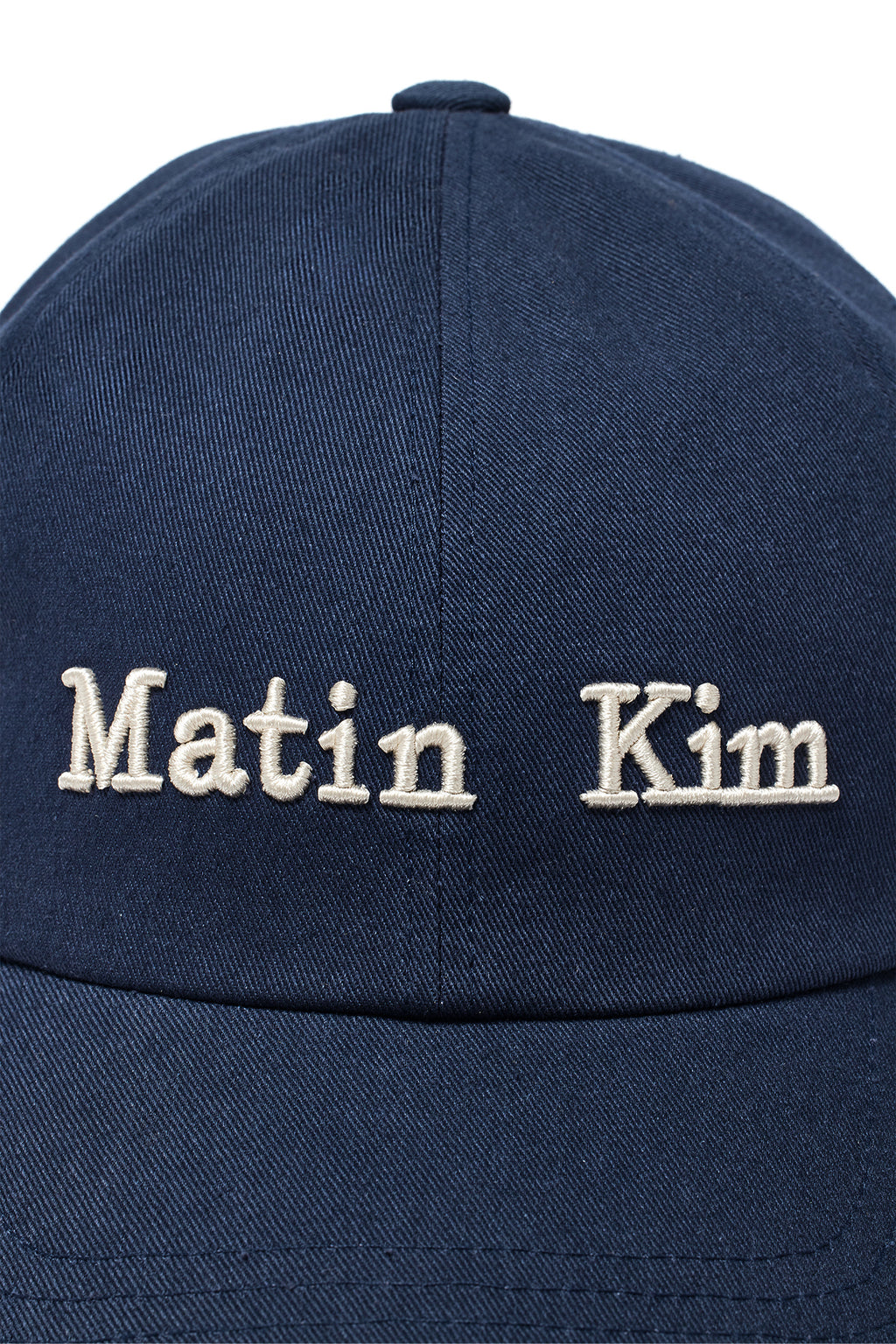 Matin Kim - Matin Classic Logo Ball Cap (Navy) product image 4 | TRAB K-Fashion Australia