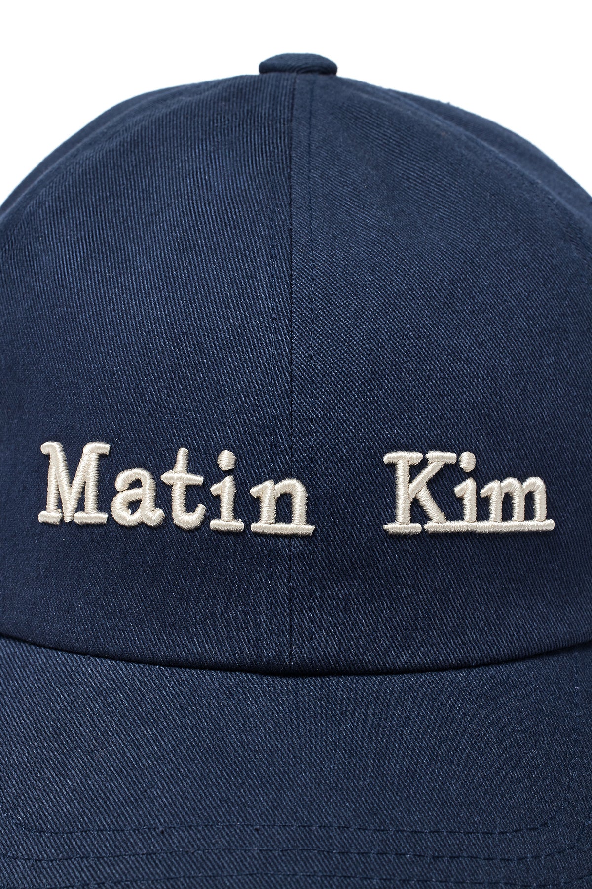 Matin Kim - Matin Classic Logo Ball Cap (Navy) product image 4 | TRAB K-Fashion Australia