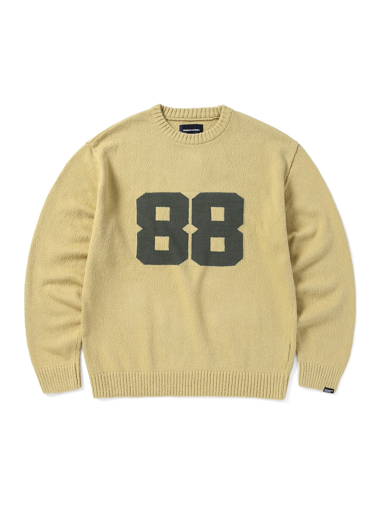 thisisneverthat - 88 Knit Sweater (yellow) product image 1 | TRAB K-Fashion Australia