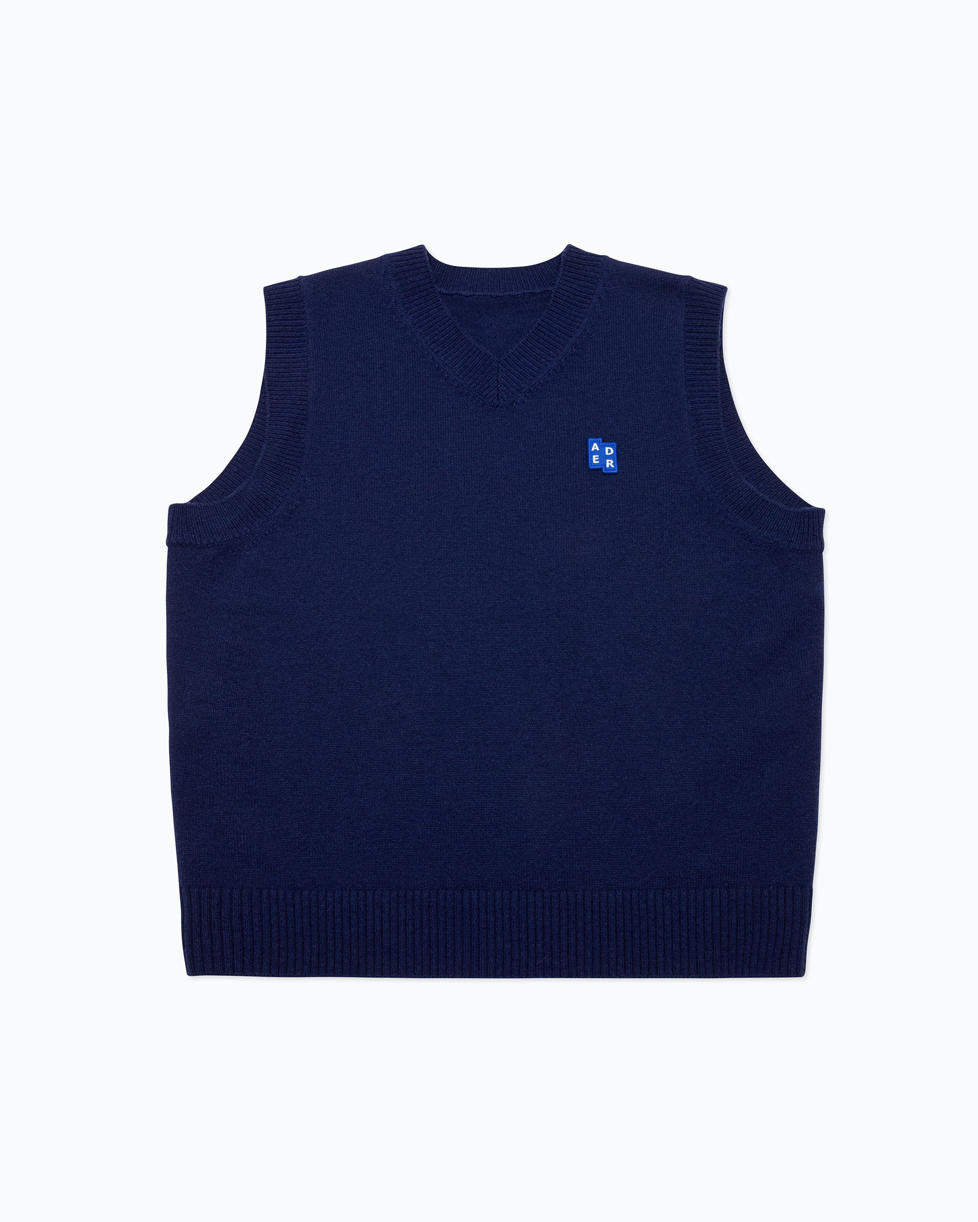 Ader Error - Sig; BL Tag knit vest 01 (Navy) product image 4 | TRAB K-Fashion Australia