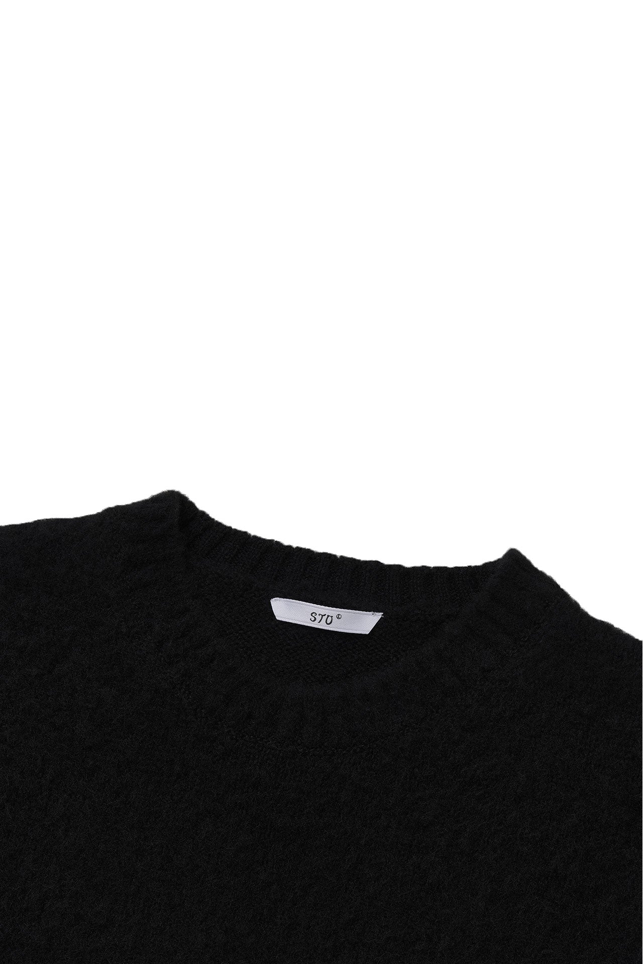 Stu - Boucle Quarter Sleeve Knit (Black) product image 19 | TRAB K-Fashion Australia