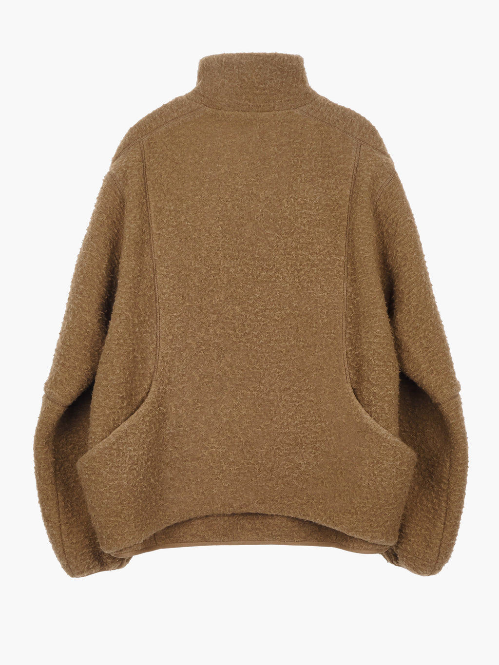 Jiyong Kim - Double Zip Fleece (Brown) product image 11 | TRAB K-Fashion Australia