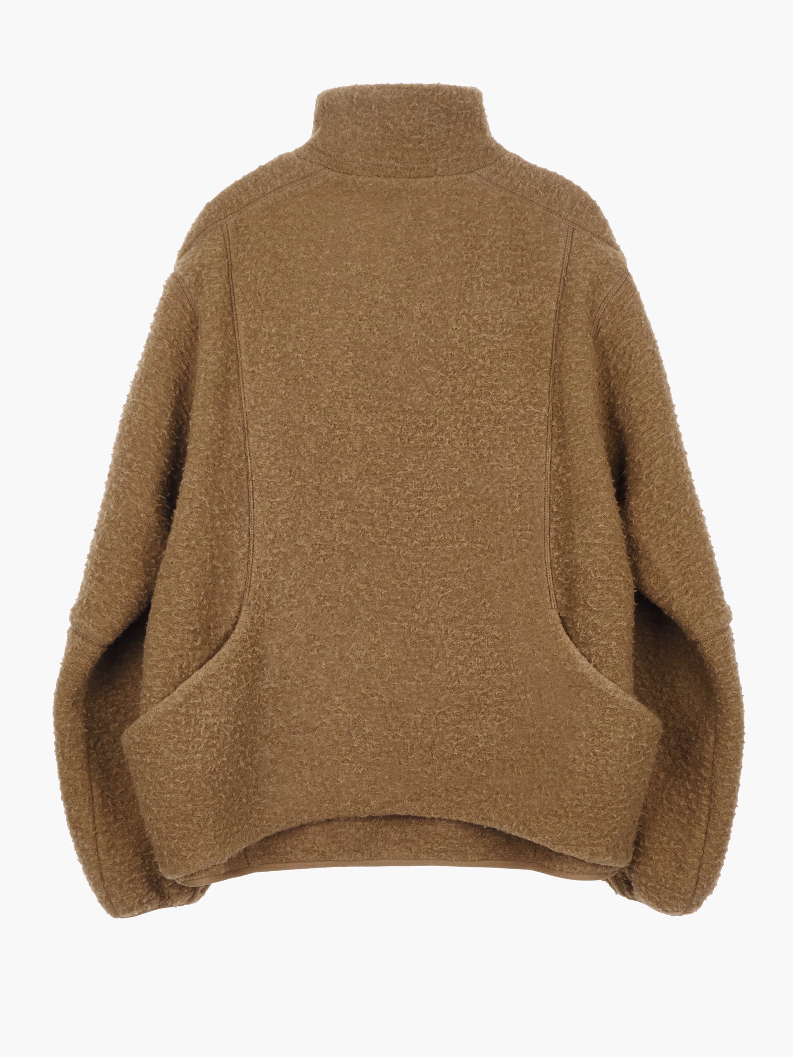 Jiyong Kim - Double Zip Fleece (Brown) product image 11 | TRAB K-Fashion Australia