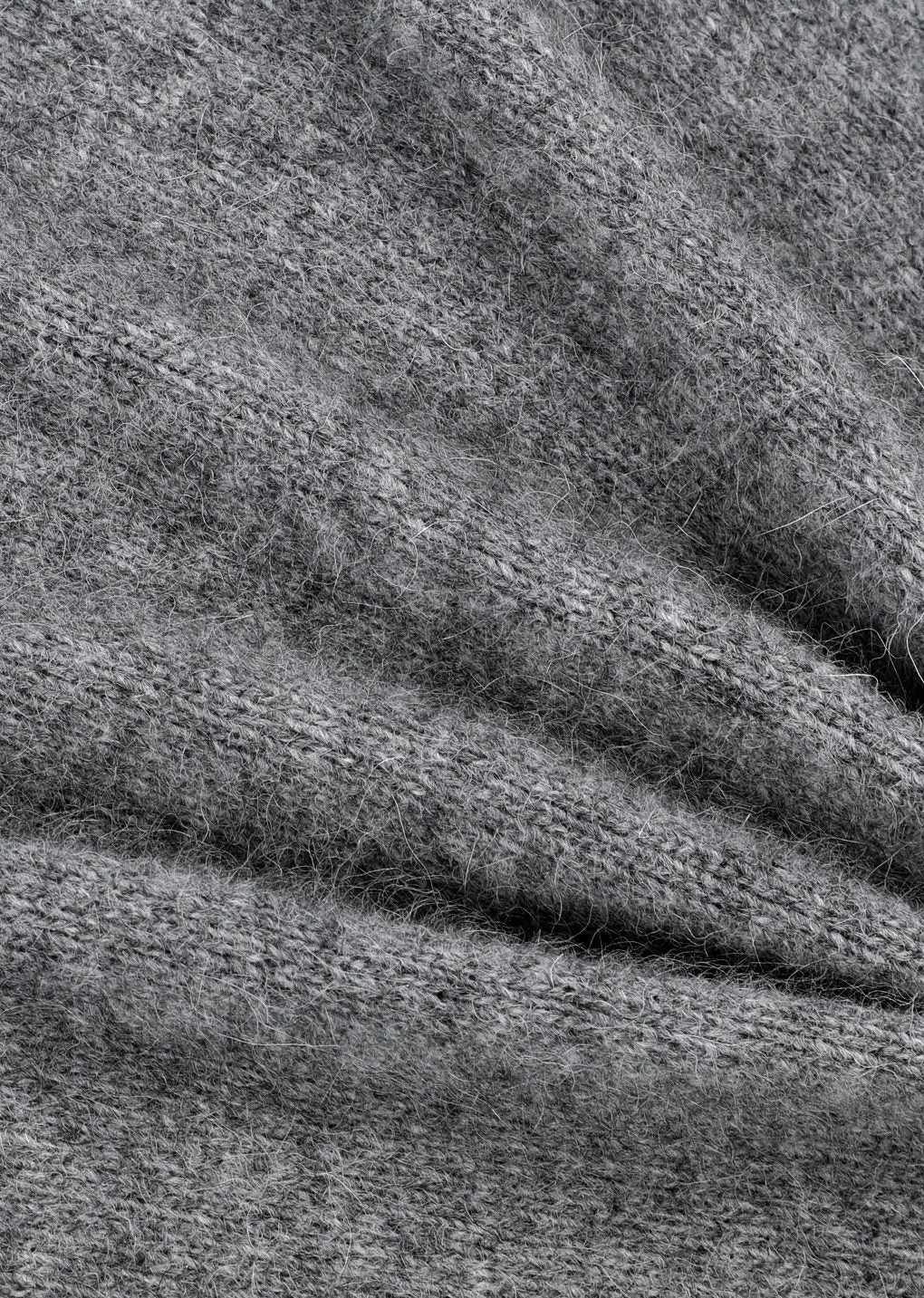 Amomento - Racoon v-neck knit (Grey) product image 12 | TRAB K-Fashion Australia