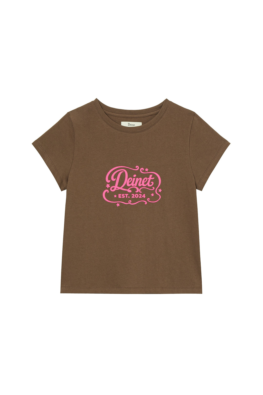 Deinet - Pop Color T-Shirt (Brown) product image 1 | TRAB K-Fashion Australia