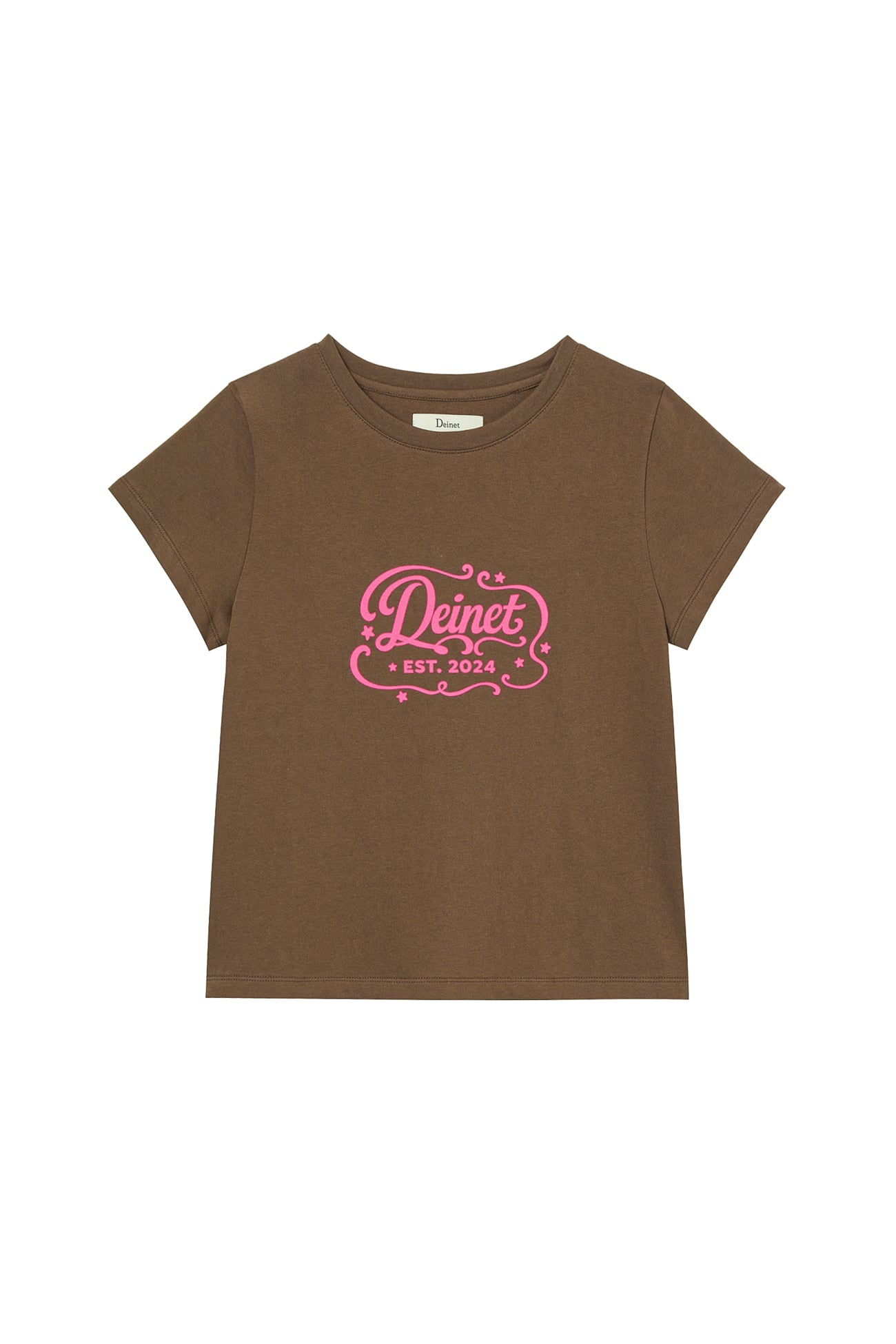 Deinet - Pop Color T-Shirt (Brown) product image 1 | TRAB K-Fashion Australia