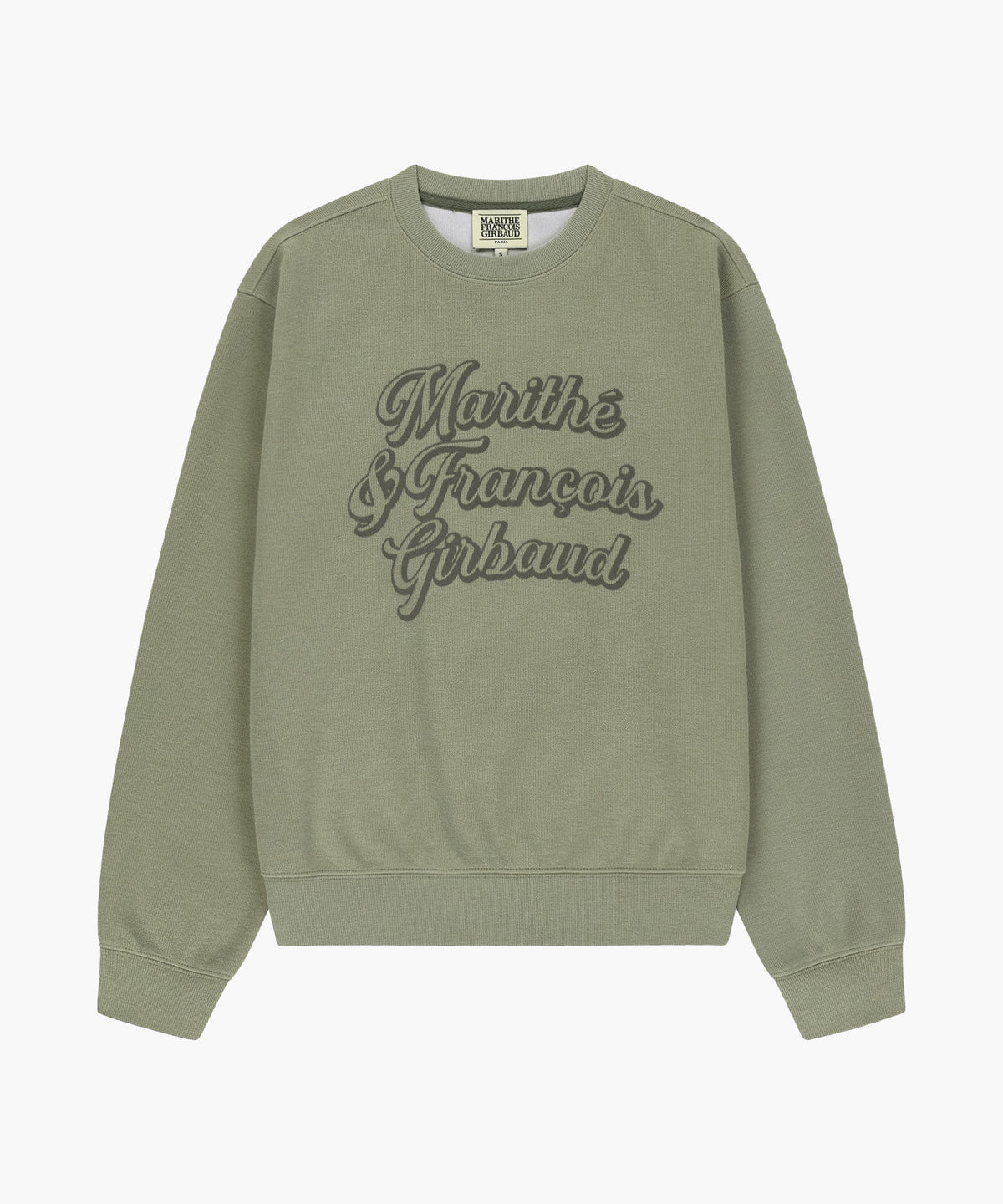 Marithe & Francois Girbaud - Drawing Logo Sakariba Sweatshirt (Light Khaki) product image 5 | TRAB K-Fashion Australia