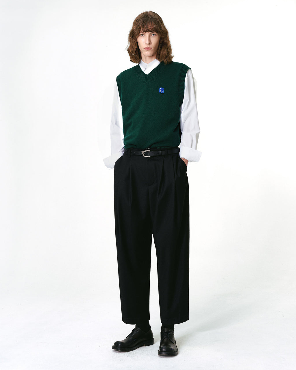 Ader Error - Sig; BL Tag knit vest 01 (Green) product image 8 | TRAB K-Fashion Australia