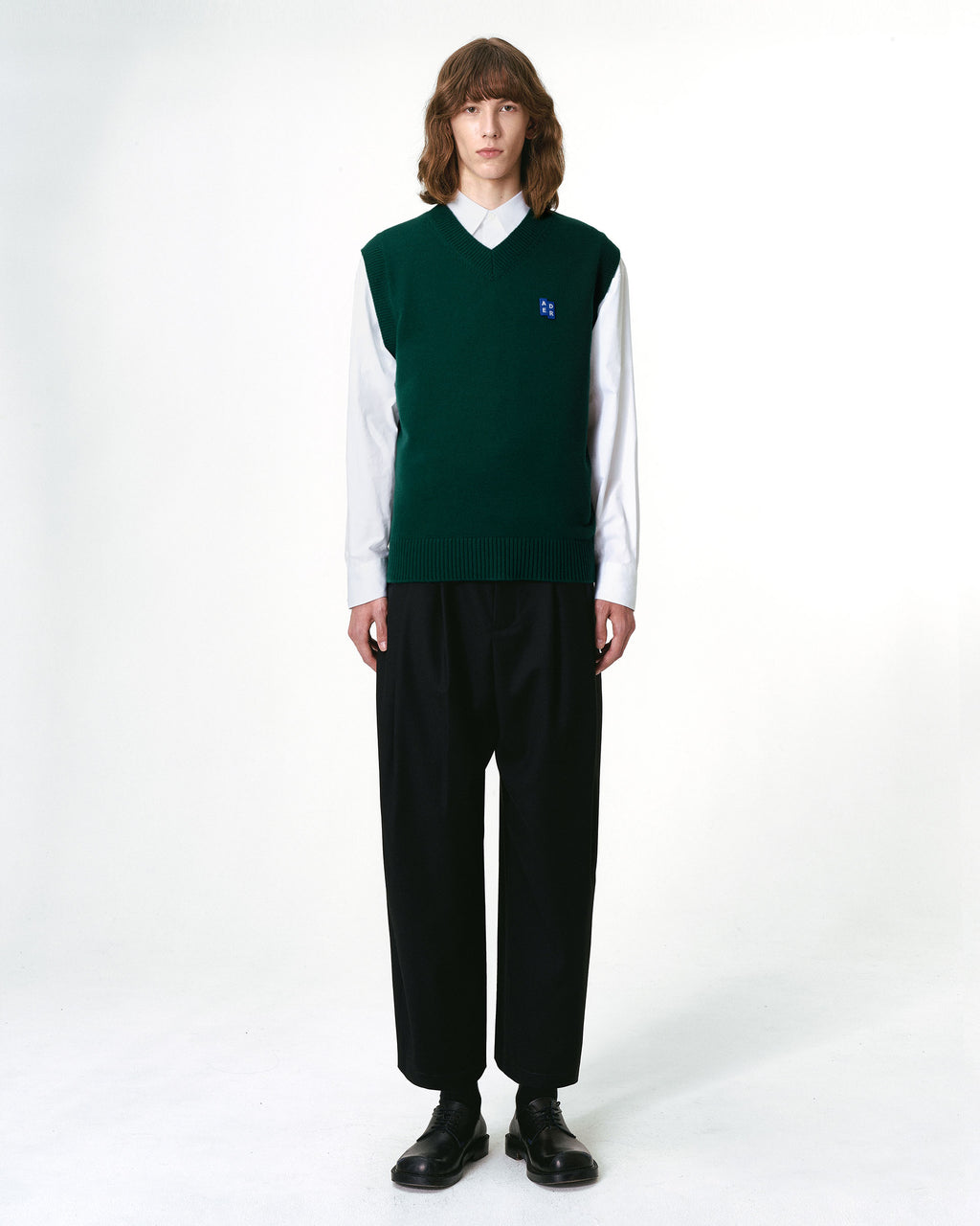 Ader Error - Sig; BL Tag knit vest 01 (Green) product image 10 | TRAB K-Fashion Australia