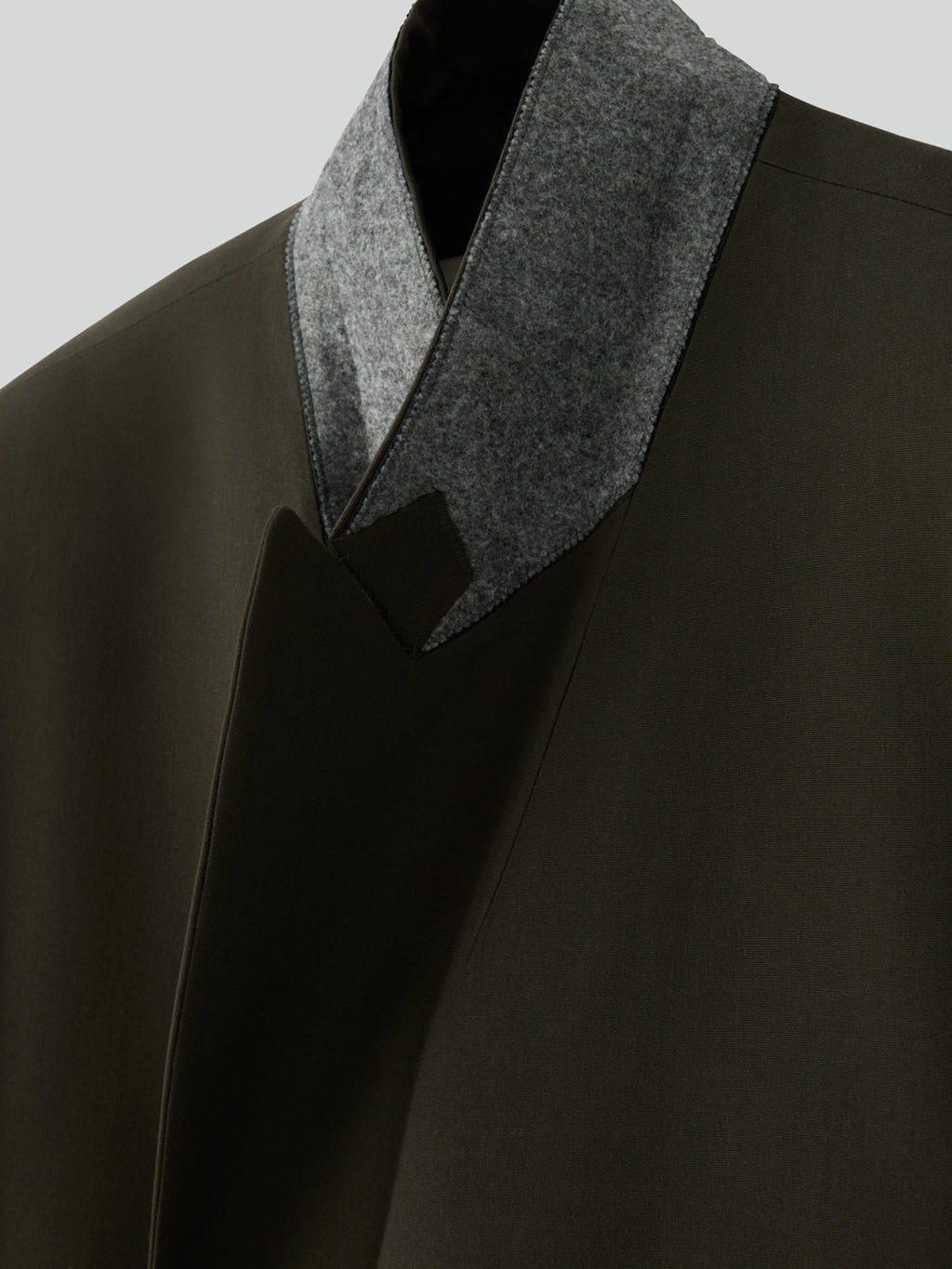 Recto - Styrene Double Breasted Suit Jacket (Charcoal Grey) product image 13 | TRAB K-Fashion Australia