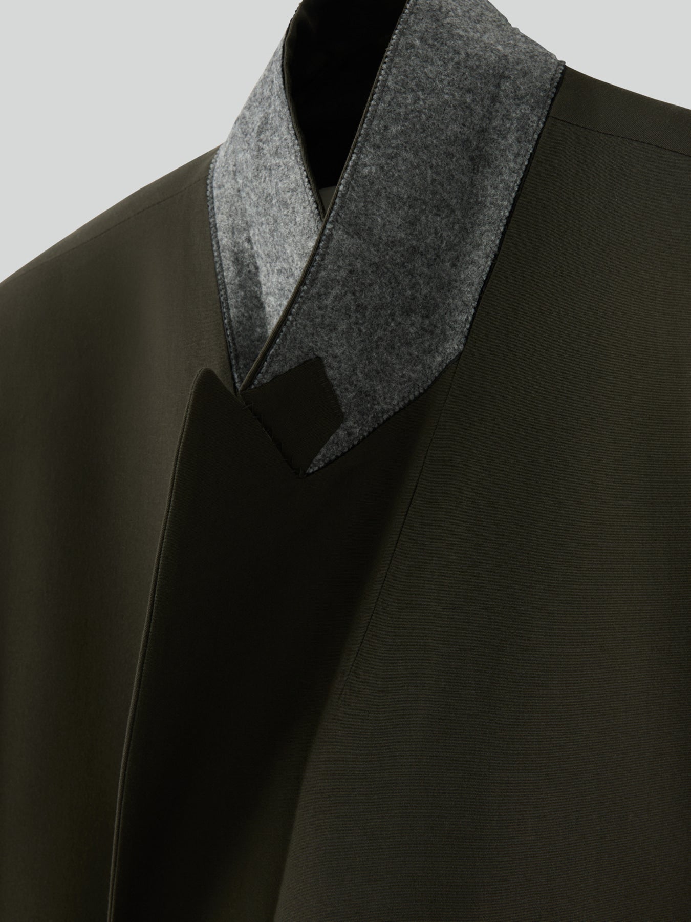 Recto - Styrene Double Breasted Suit Jacket (Charcoal Grey) product image 13 | TRAB K-Fashion Australia