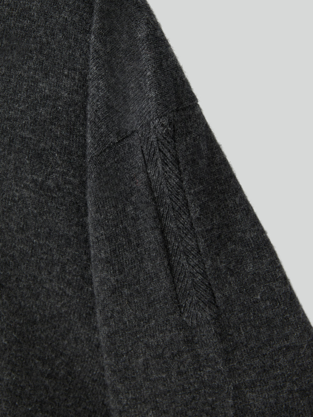 Recto - Shirt Cuffs Detail Knit Top (Charcoal Grey) product image 10 | TRAB K-Fashion Australia