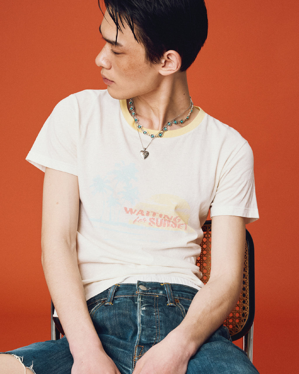 Numbering - Western Flower Link Necklace #8770 product image 4 | TRAB K-Fashion Australia