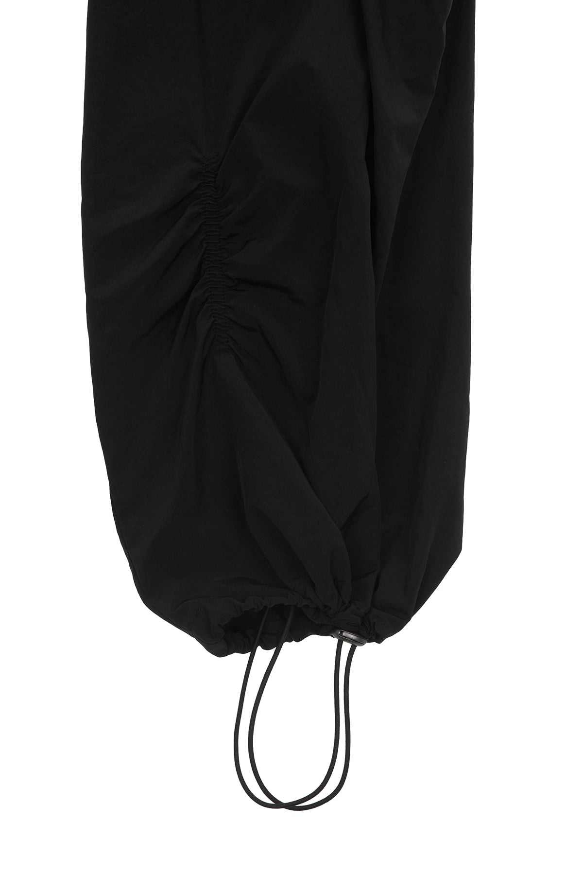 Matin Kim - Shirring Point Nylon Pants (Black) product image 4 | TRAB K-Fashion Australia