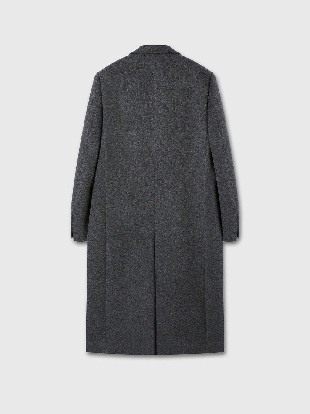 Tonywack - Wool And Cashmere Tailored Wrap Coat (Dark Grey) product image 13 | TRAB K-Fashion Australia