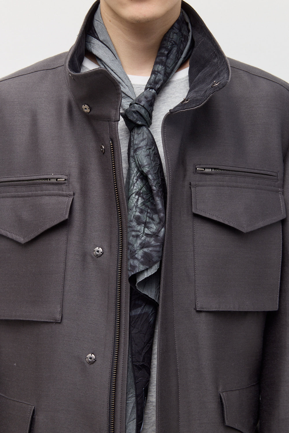 Hatchingroom - Murmuration Scarf (Black/Khaki) product image 9 | TRAB K-Fashion Australia