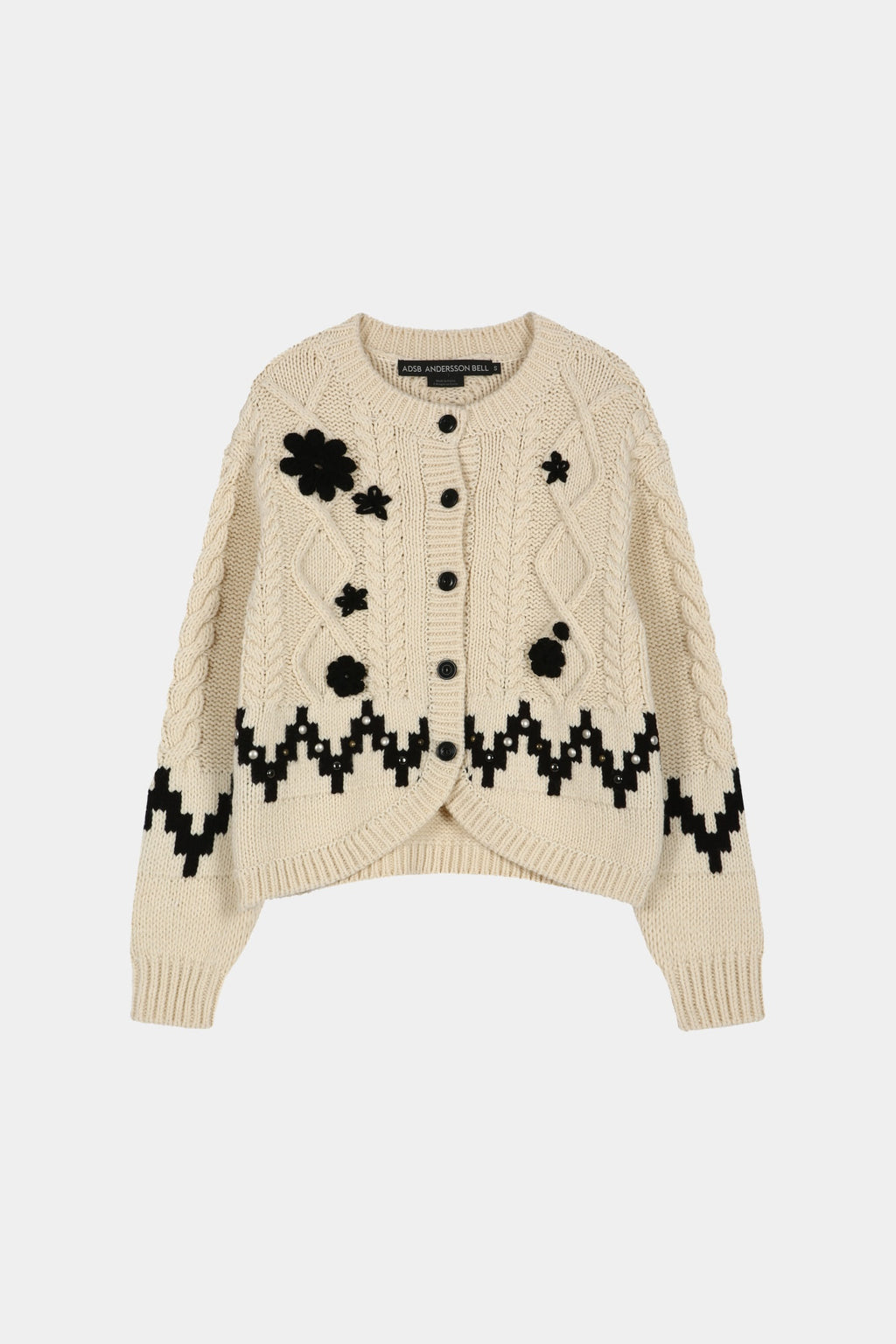 Andersson Bell - Fiori Camelia Cardigan (Ecru) product image 8 | TRAB K-Fashion Australia