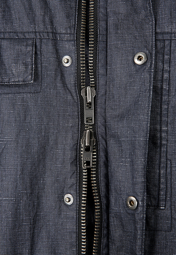 Art if acts - Linen Rain Parka (Navy) product image 12 | TRAB K-Fashion Australia