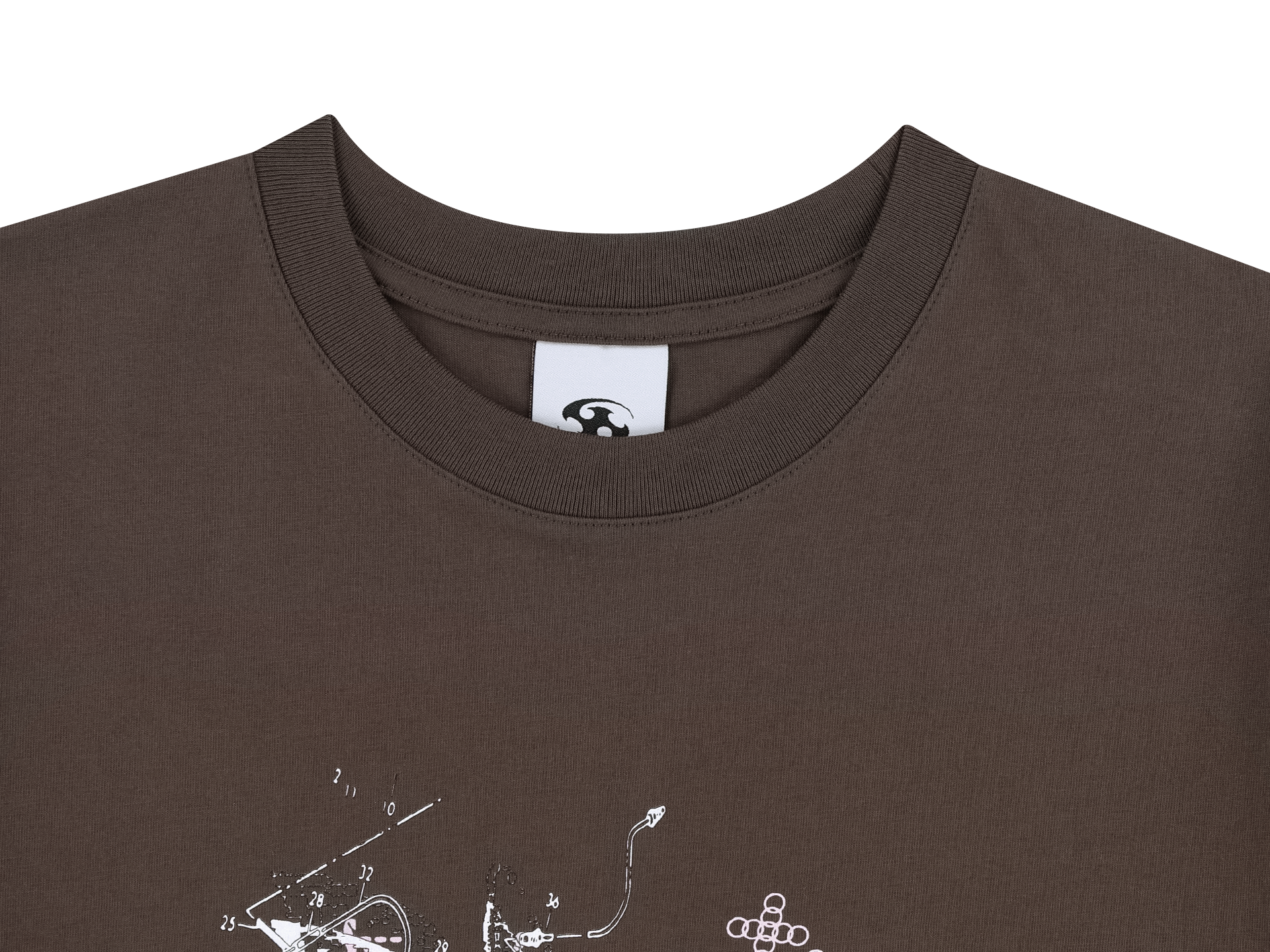 San San Gear - Xunhuan T-Shirt (Brown) product image 8 | TRAB K-Fashion Australia