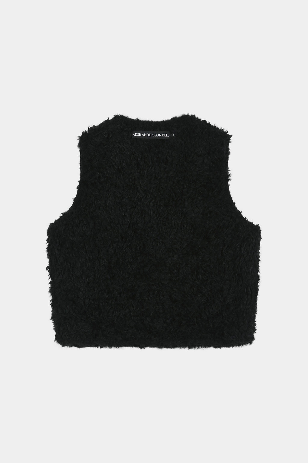 Andersson Bell - Unisex Reversible Collarless Fur Vest (Black) product image 19 | TRAB K-Fashion Australia