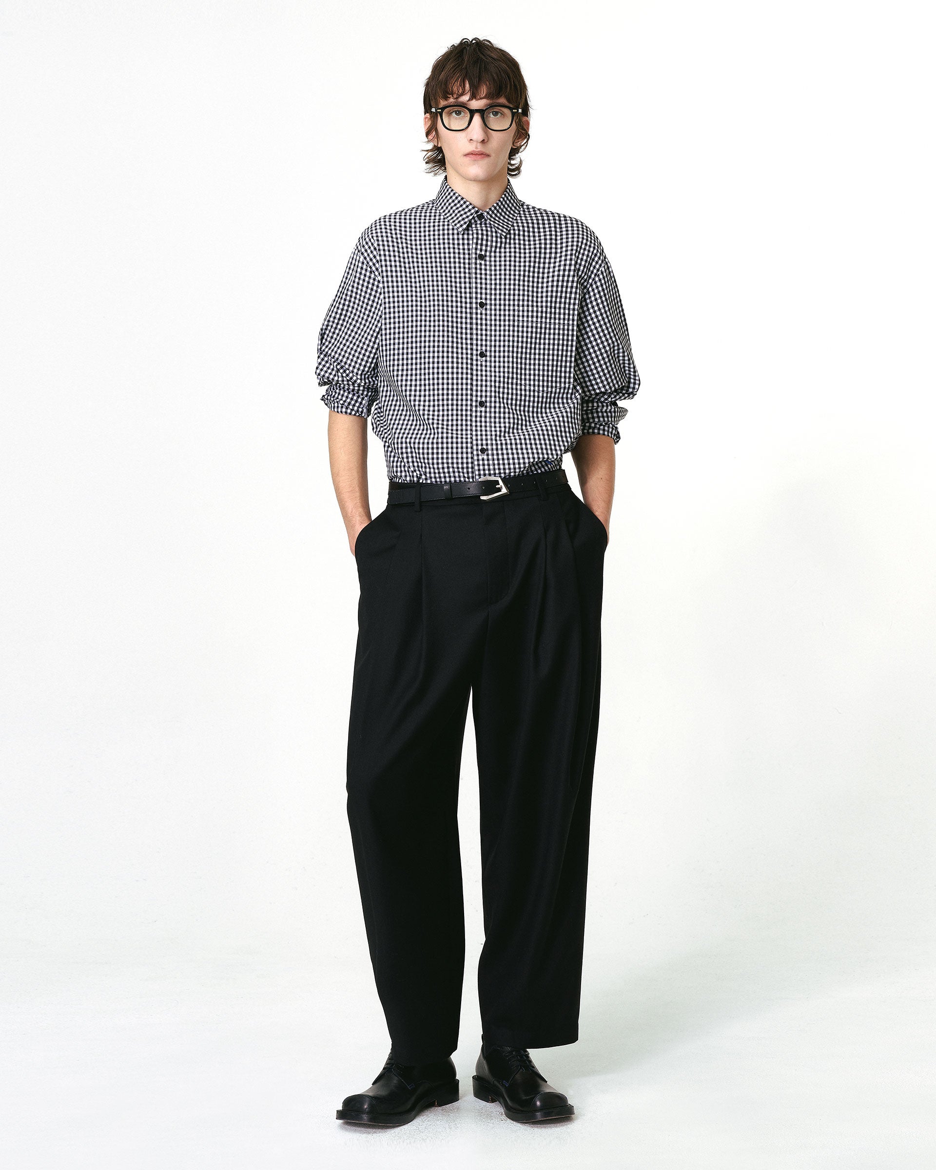 Ader Error - Sig; BL Tag shirt 02 (Noir) product image 1 | TRAB K-Fashion Australia