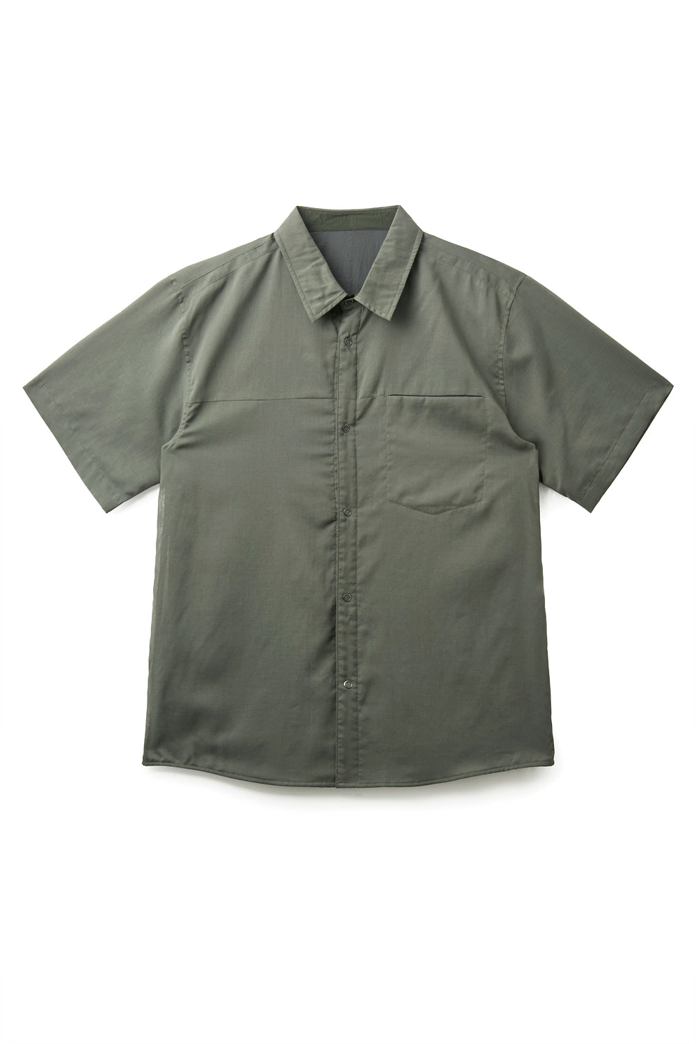 Hatchingroom - Reversible Two Face Shirt (Sage/Grey) product image 1 | TRAB K-Fashion Australia