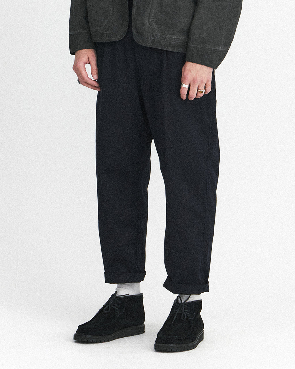 Eastlogue - Single Belted Comfy Pants (D.navy) product image 3 | TRAB K-Fashion Australia