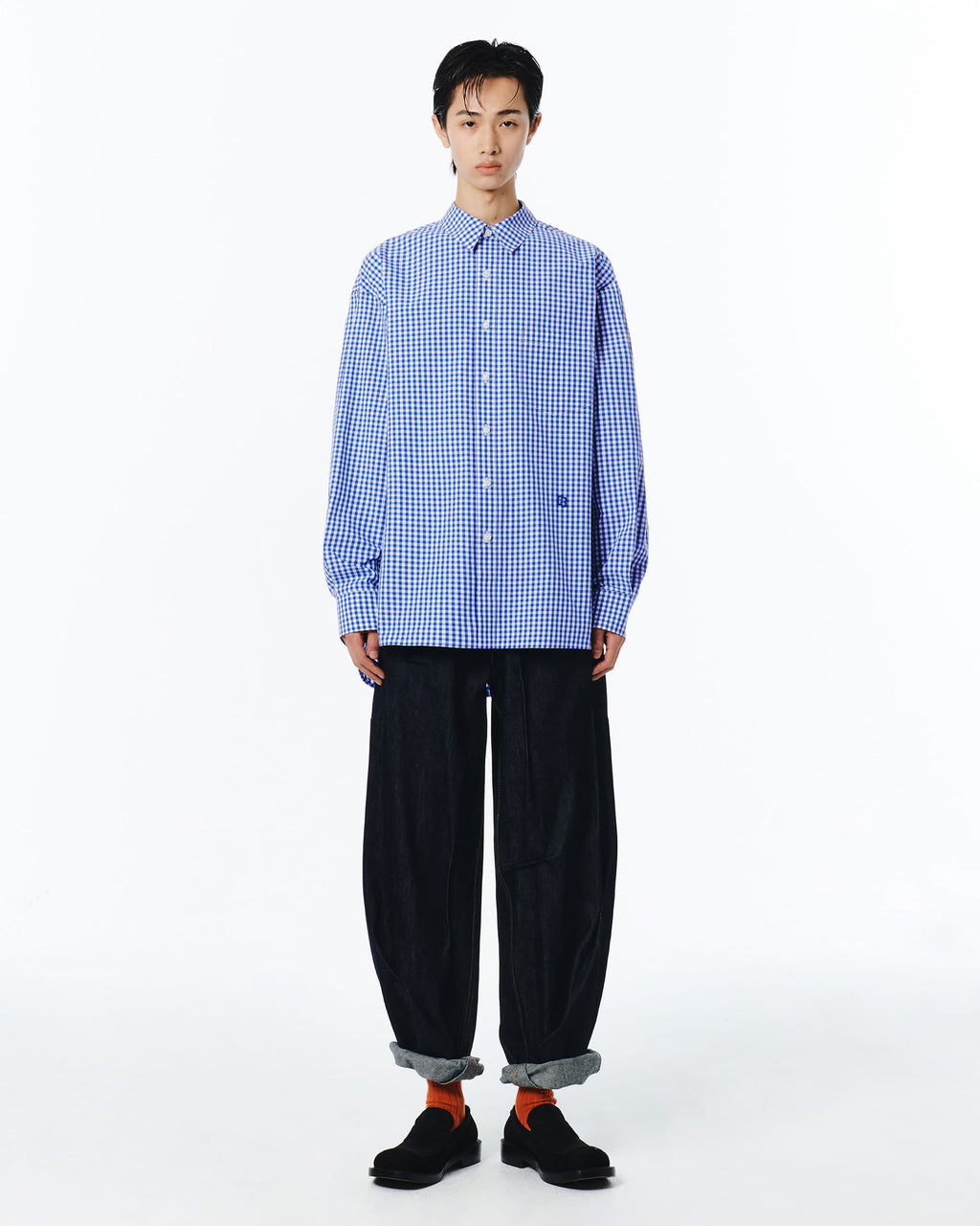 Ader Error - Sig; BL Tag shirt 02 (Z-Blue) product image 8 | TRAB K-Fashion Australia