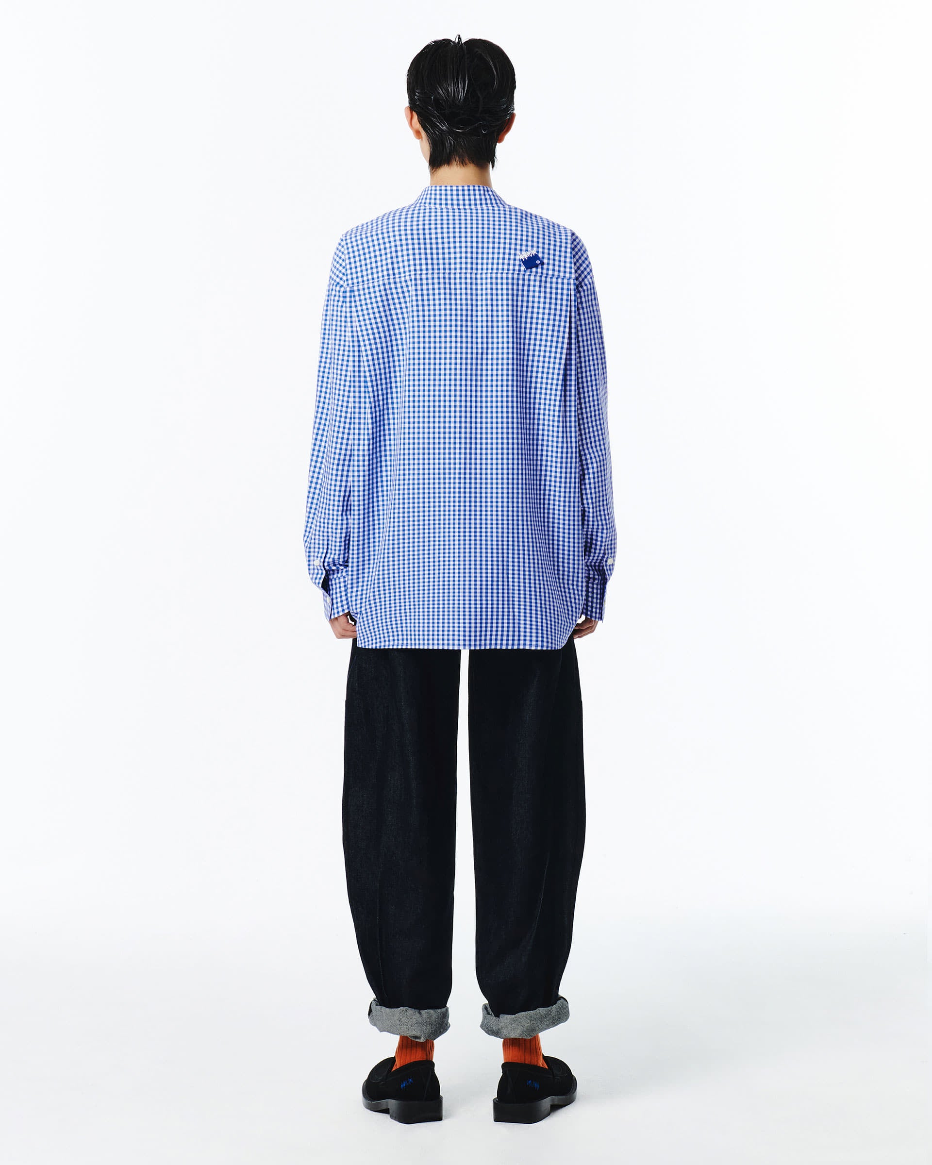 Ader Error - Sig; BL Tag shirt 02 (Z-Blue) product image 4 | TRAB K-Fashion Australia
