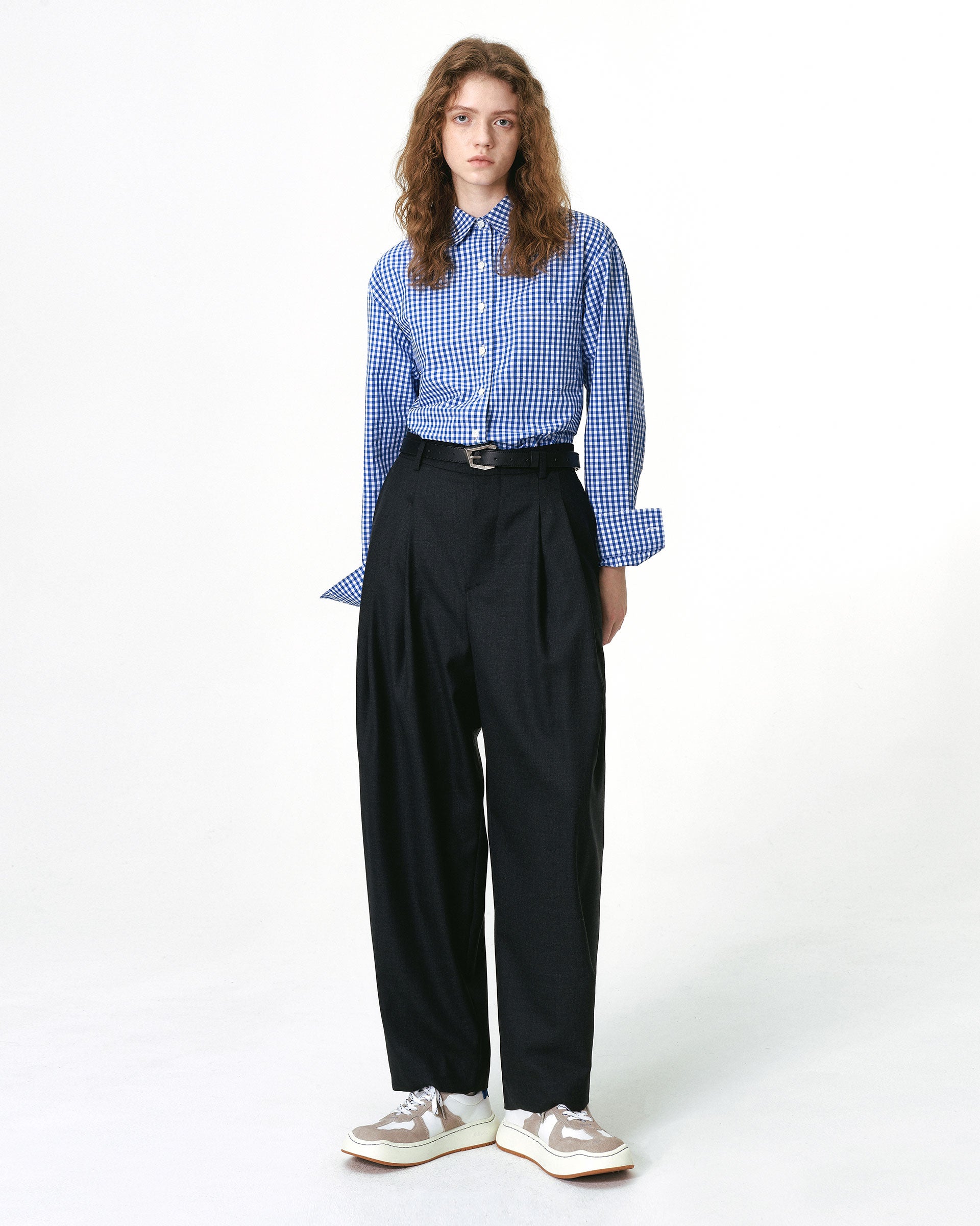 Ader Error - Sig; BL Tag shirt 02 (Z-Blue) product image 1 | TRAB K-Fashion Australia