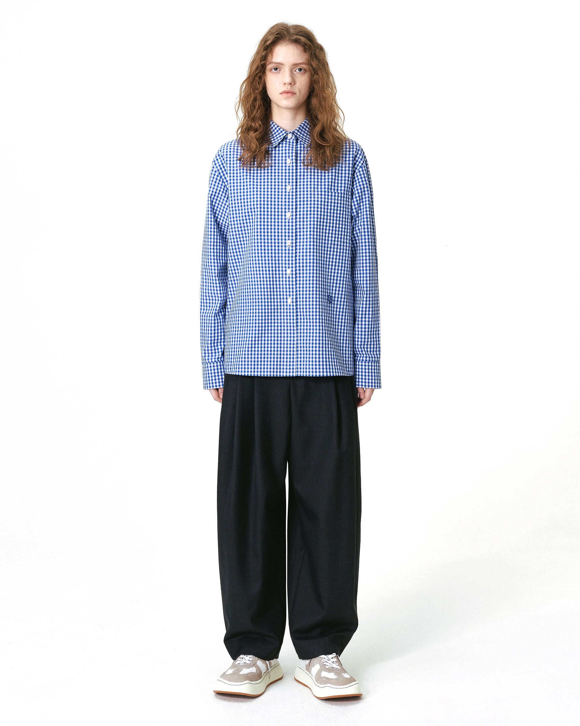Ader Error - Sig; BL Tag shirt 02 (Z-Blue) product image 3 | TRAB K-Fashion Australia