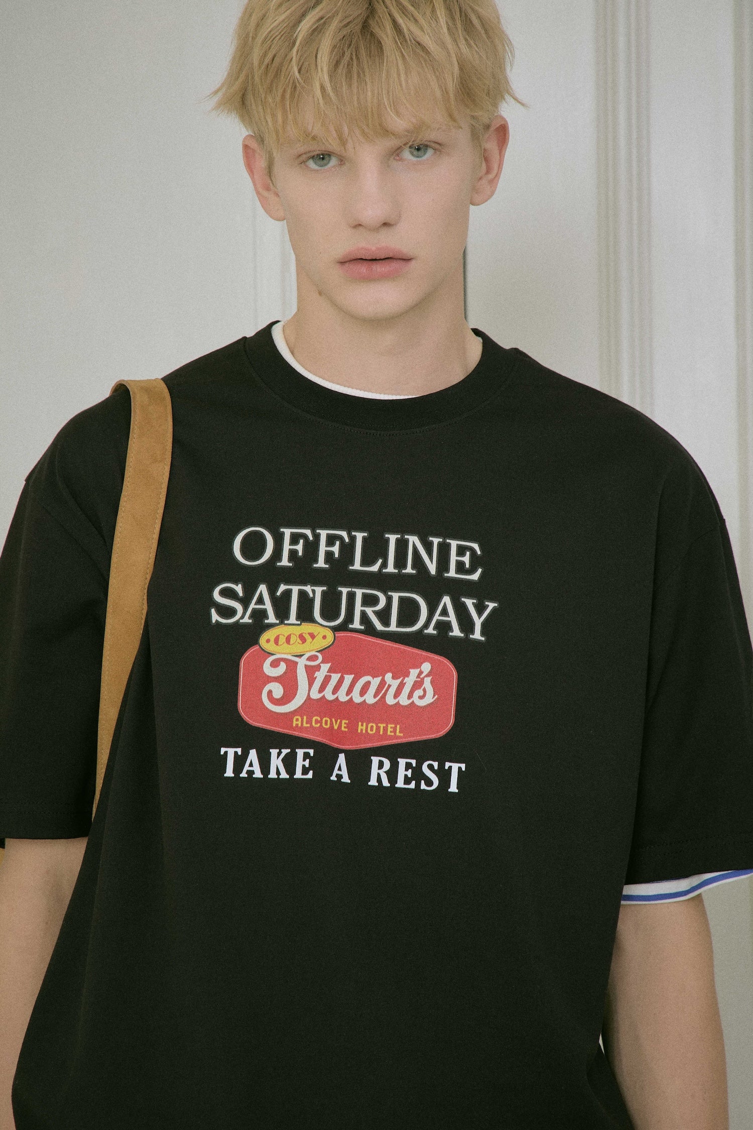 STU - Sign Printing T-Shirt (Black) product image 12 | TRAB K-Fashion Australia