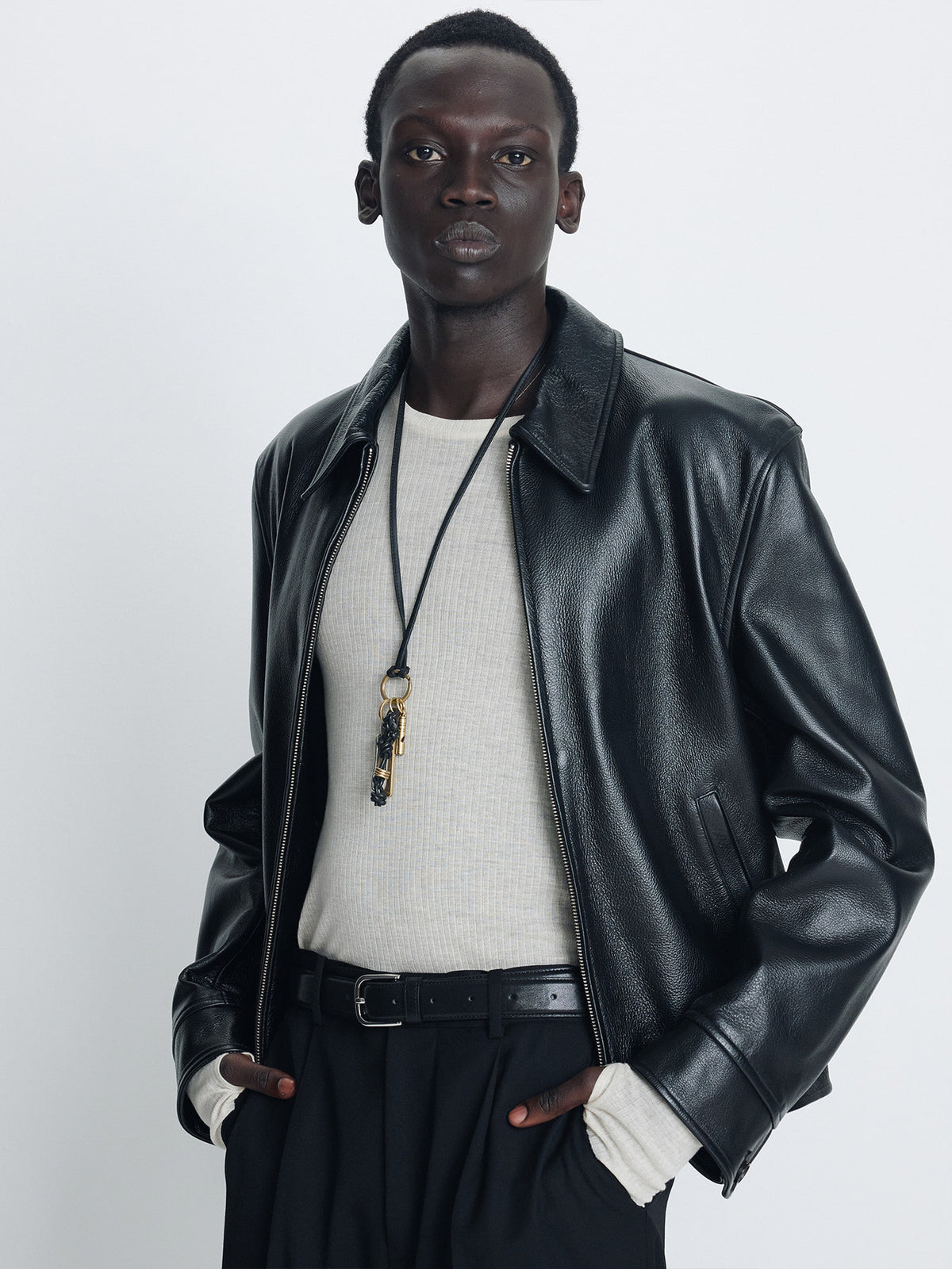 Tonywack - Sheer Wool Ribbed Knit Top (Ivory) product image 7 | TRAB K-Fashion Australia