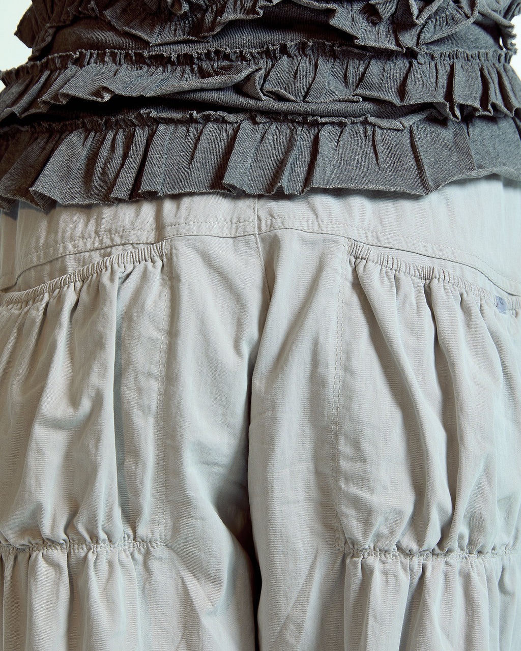Coyseio - Shirring Tobi Pants (Ash Pink) product image 2 | TRAB K-Fashion Australia