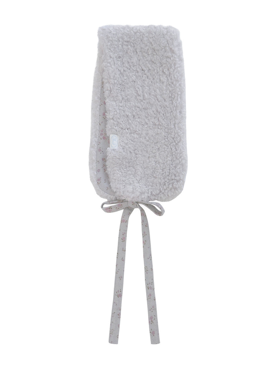Margarin Fingers - Teddy Floral Ear Muff (Light Grey) product image 2 | TRAB K-Fashion Australia
