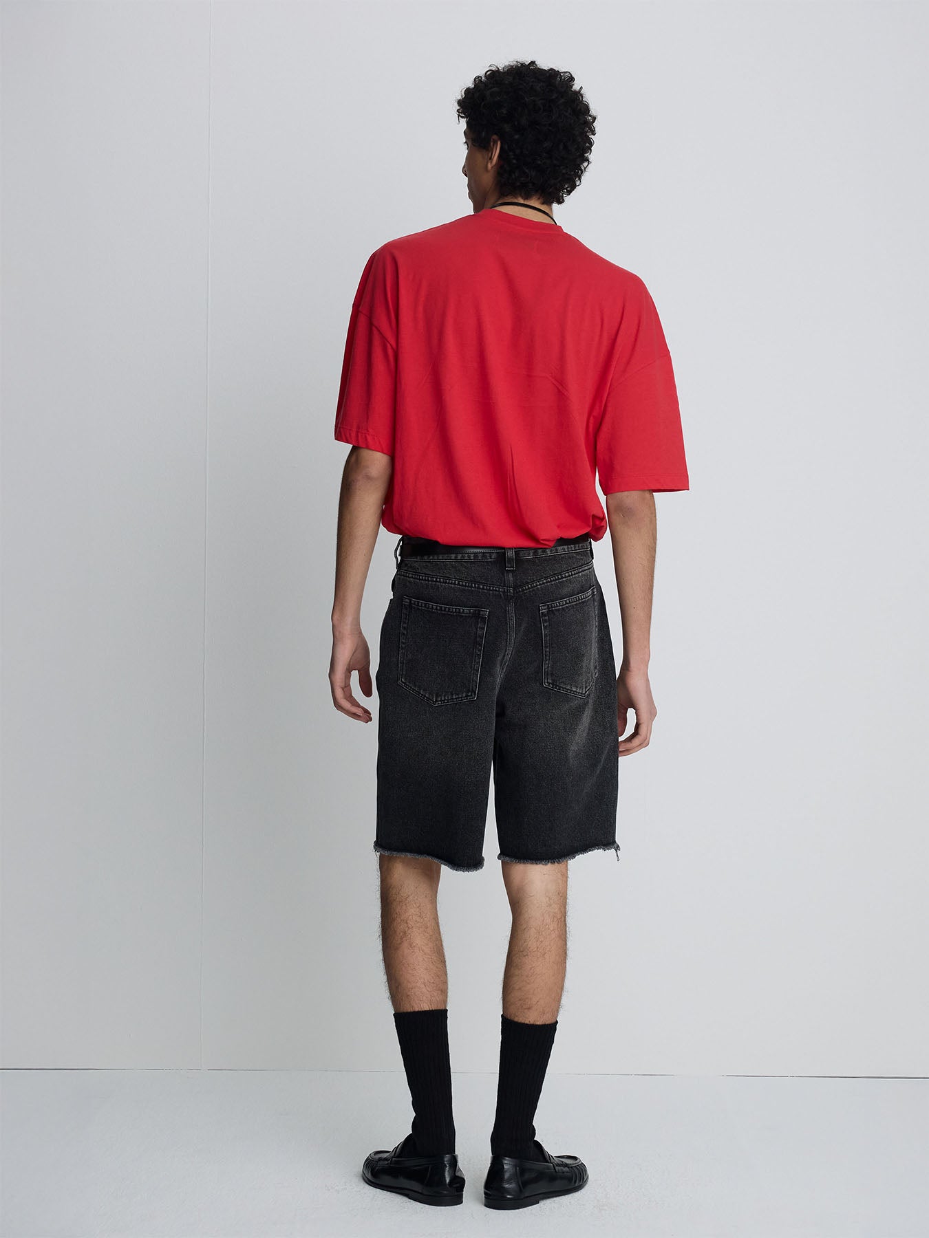 Tonywack - Cotton Cashmere Relaxed T-Shirt (Red) product image 4 | TRAB K-Fashion Australia