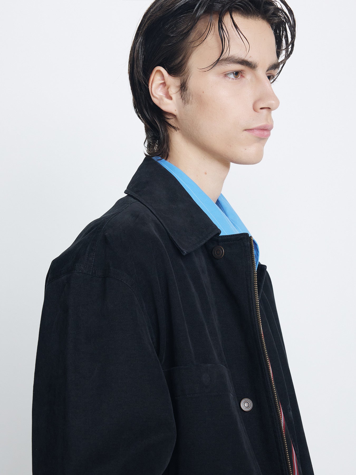 Tonywack - Brushed Cotton Barn Jacket (Black) product image 5 | TRAB K-Fashion Australia