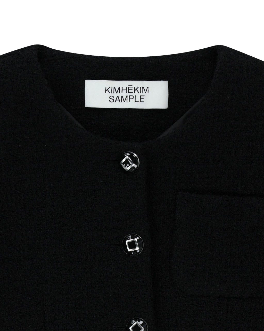 Kimhe Kim - Wool Tweed Short Jacket (Black) product image 11 | TRAB K-Fashion Australia