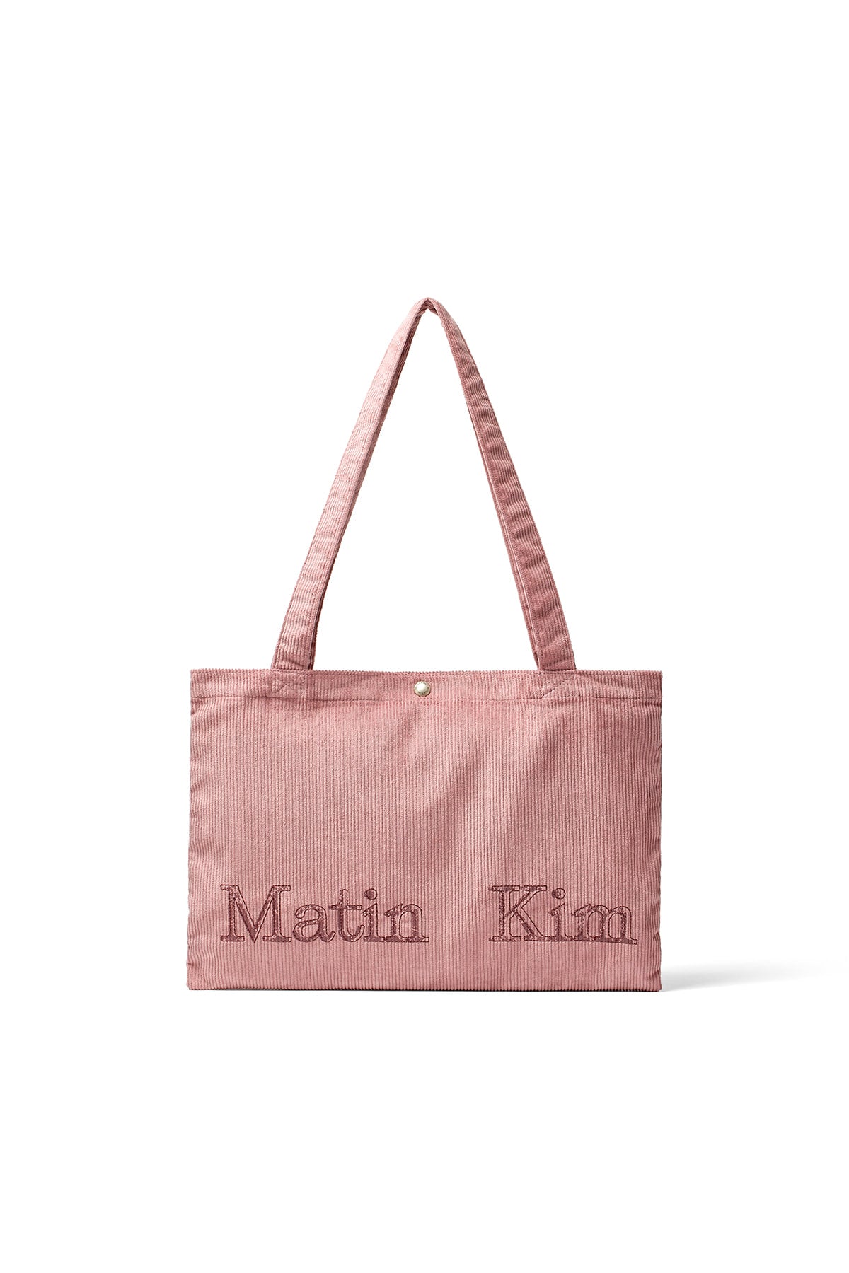 Matin Kim - Matin Corduroy Middle Ecobag (Pink) product image 1 | TRAB K-Fashion Australia
