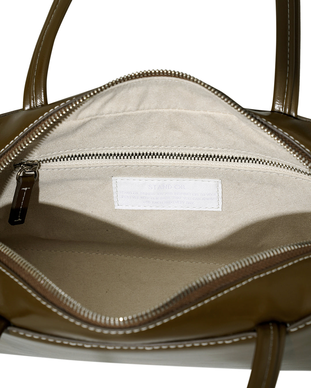 Stand Oil - Post bag (Stitch Mocha) product image 7 | TRAB K-Fashion Australia