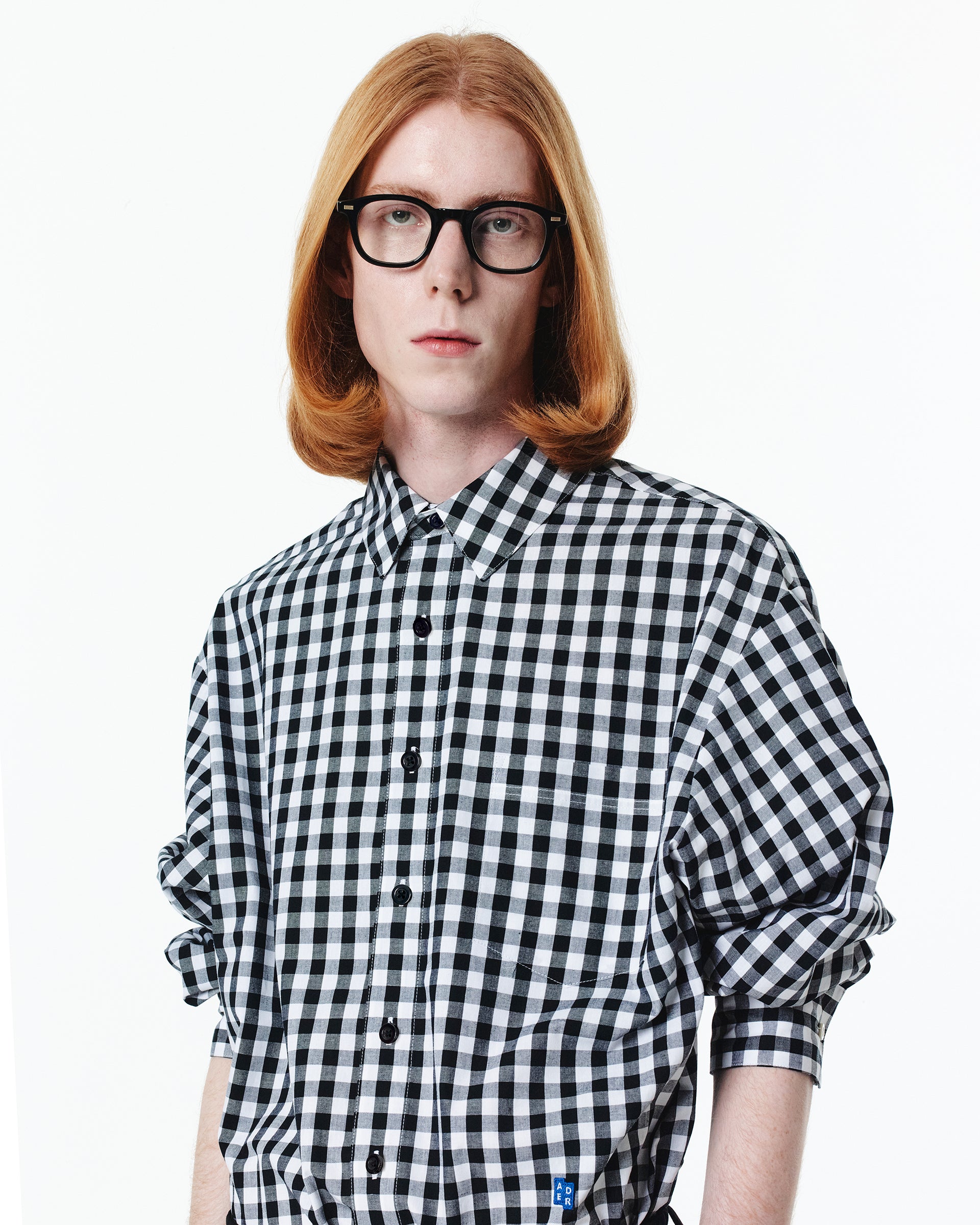 Ader Error - Sig; BL Tag shirt 03 (Noir) product image 2 | TRAB K-Fashion Australia