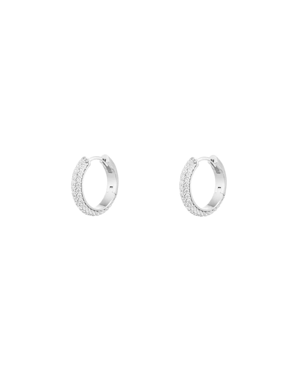 Numbering - Basic Pave Hoop Earrings #3207 product image 7 | TRAB K-Fashion Australia