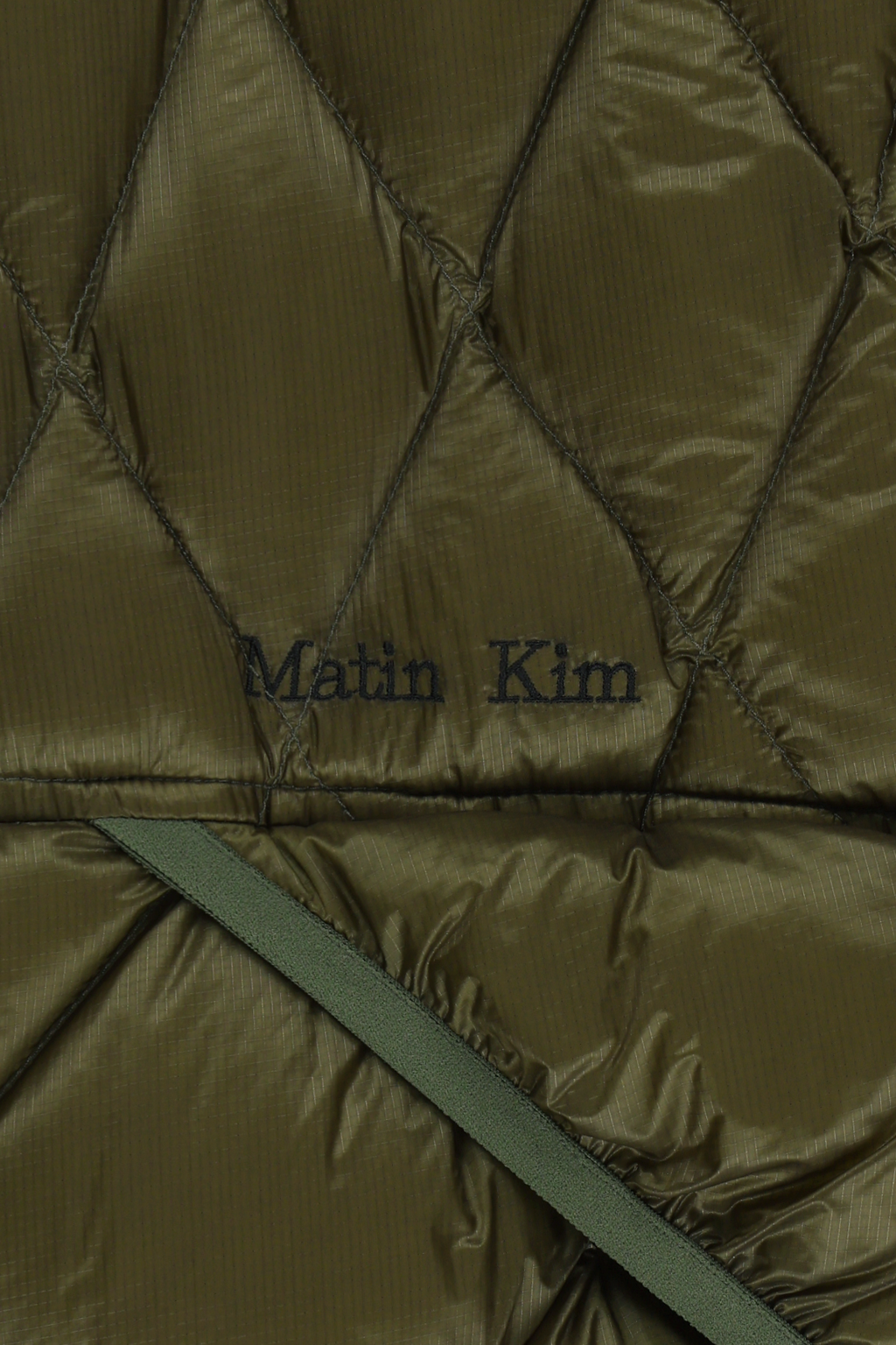 Matin Kim - Mix Quilted Light Down Jumper (Khaki) product image 6 | TRAB K-Fashion Australia
